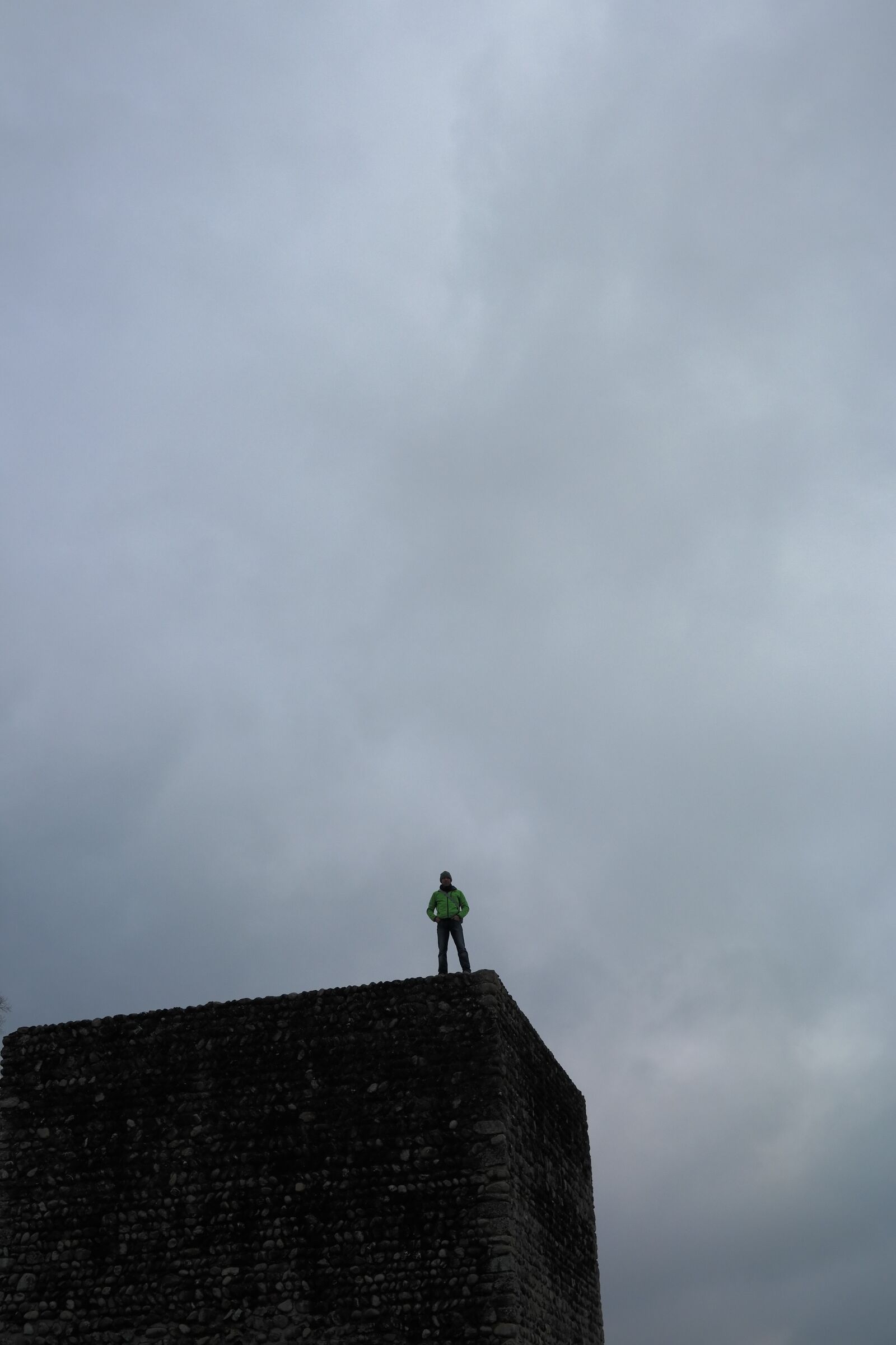 Samsung NX300 sample photo. Tower, dark, gloomy photography