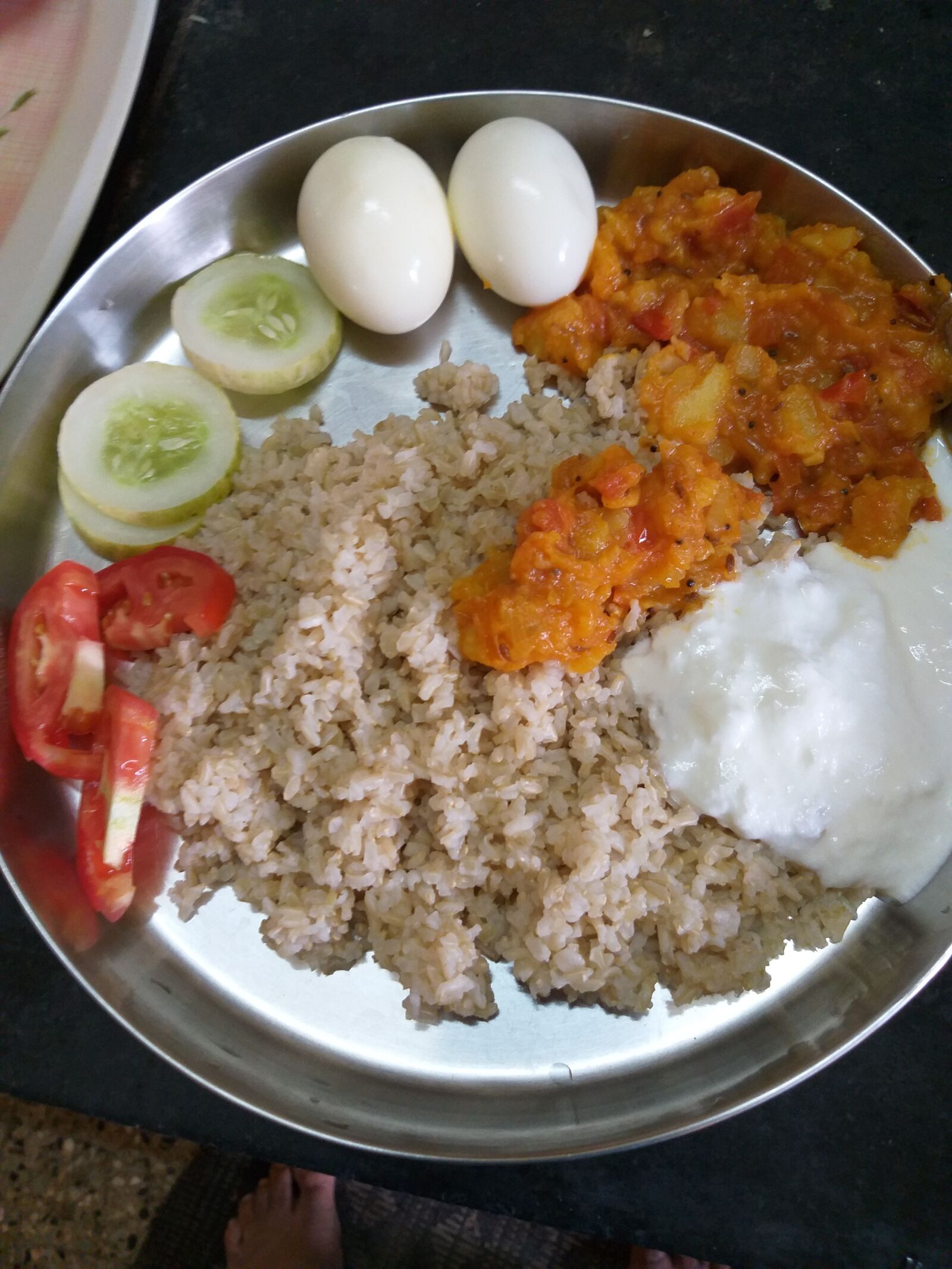 Samsung Galaxy J8 sample photo. Veg, protein, lunch photography