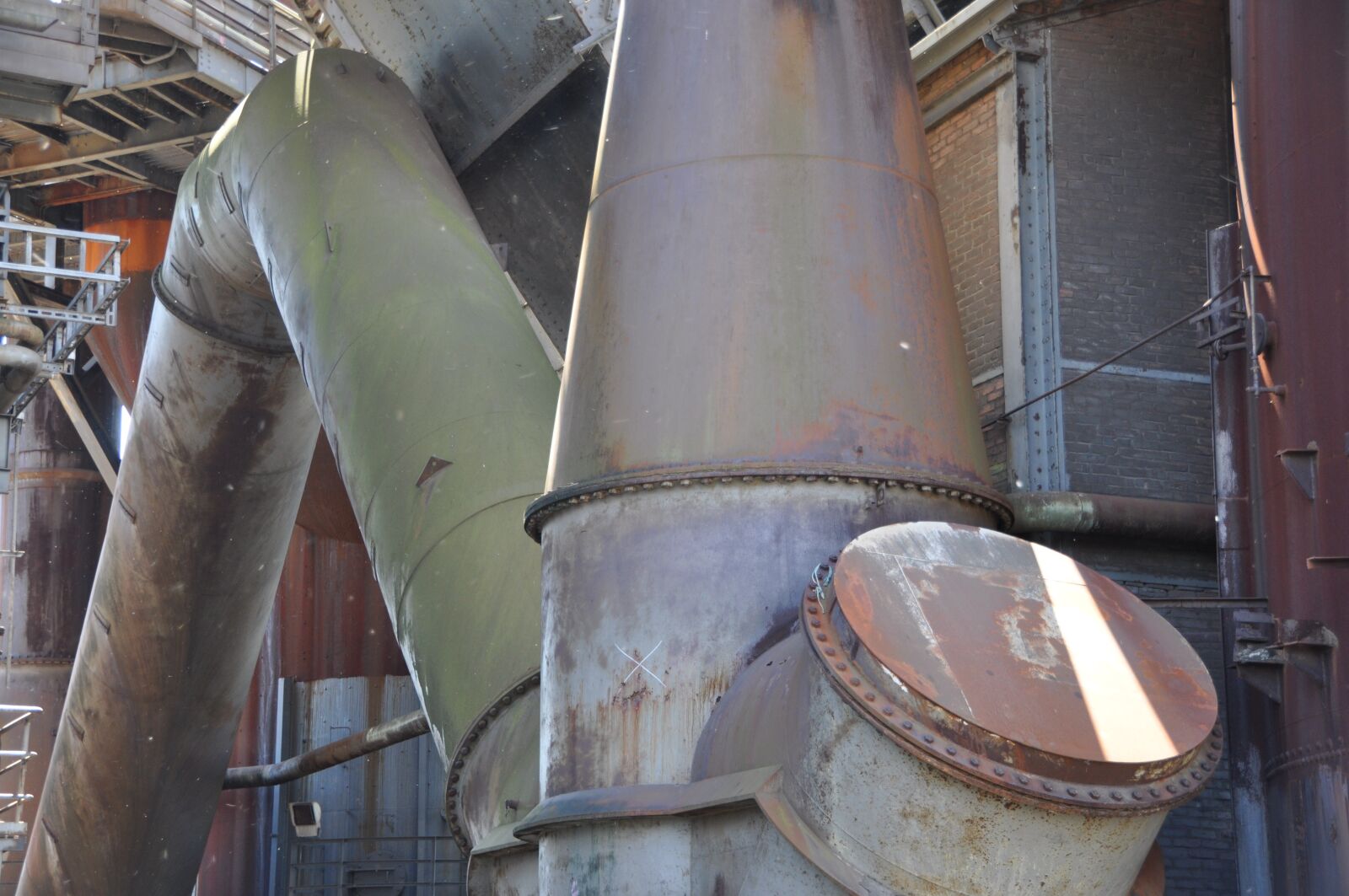 Nikon D5000 sample photo. Industrial plant, old, ruhr photography