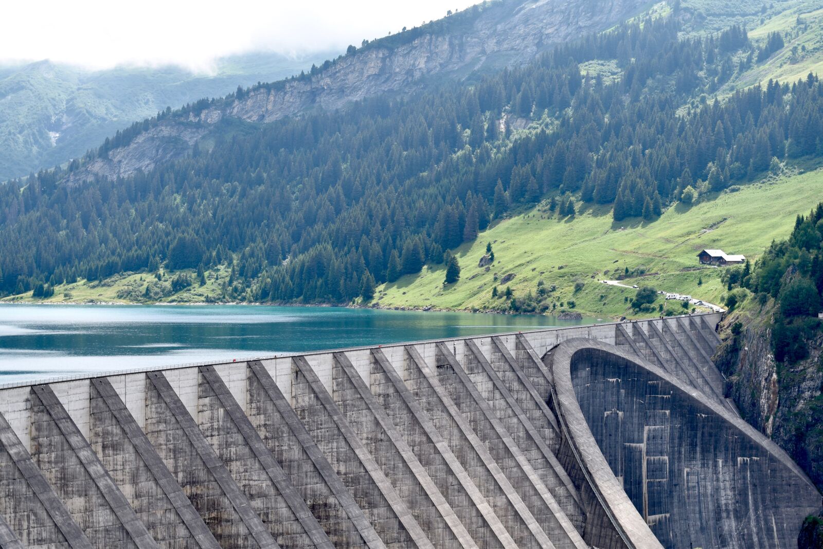 Nikon D5500 sample photo. Architecture, concrete, dam photography