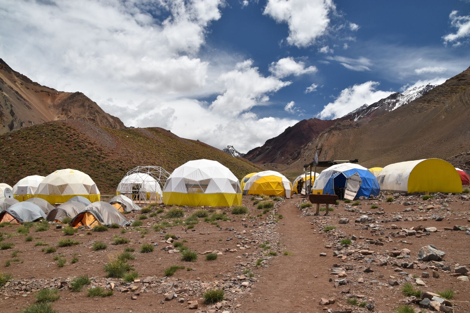 Nikon D5500 sample photo. Aconcagua, confluencia, base camp photography
