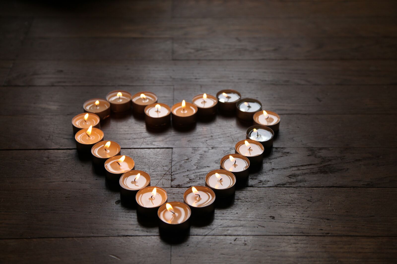 Canon EOS 5D Mark II sample photo. Heart, candle, love photography