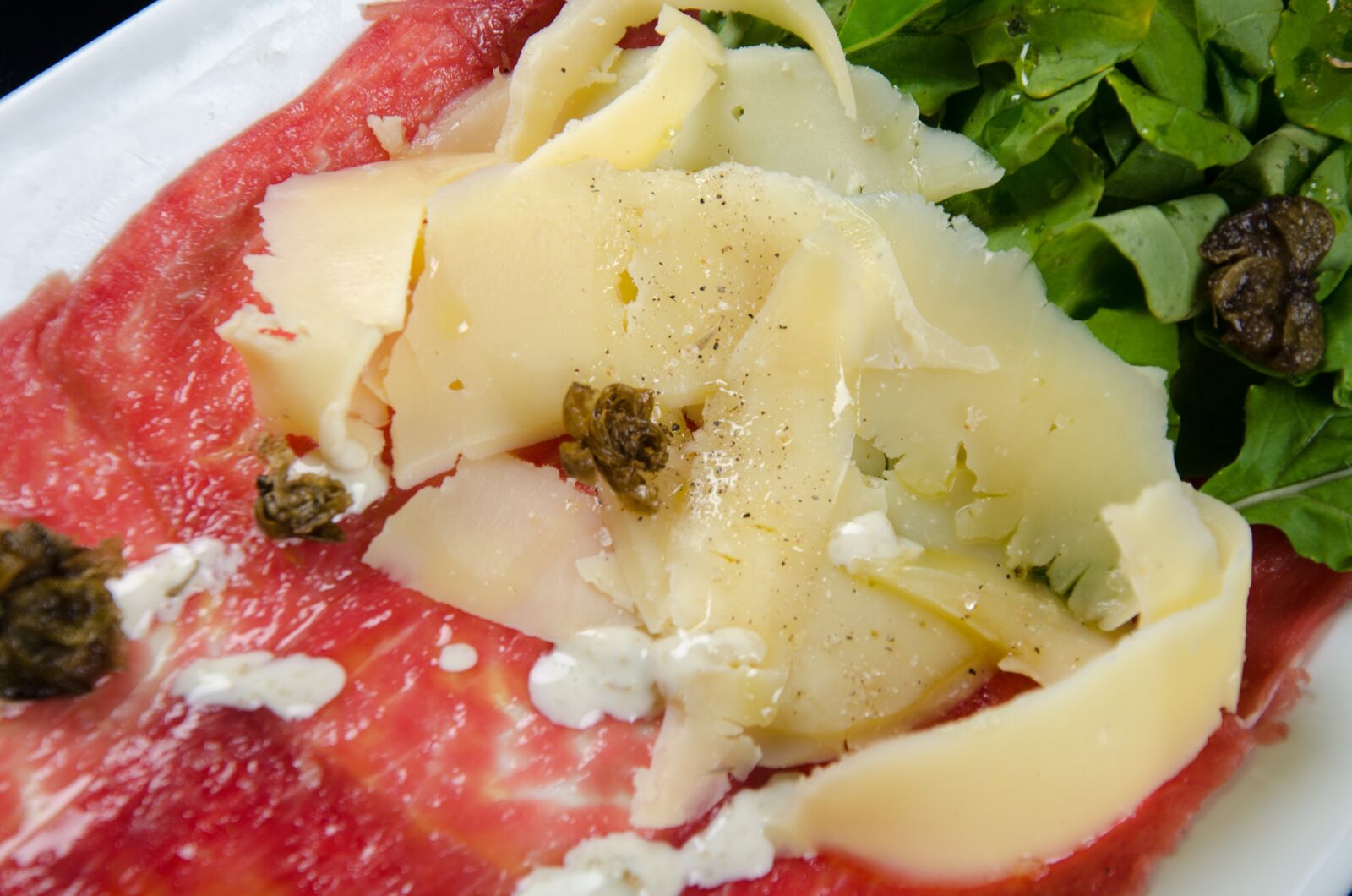 Nikon D7000 sample photo. Carpaccio di manzo, tasting photography