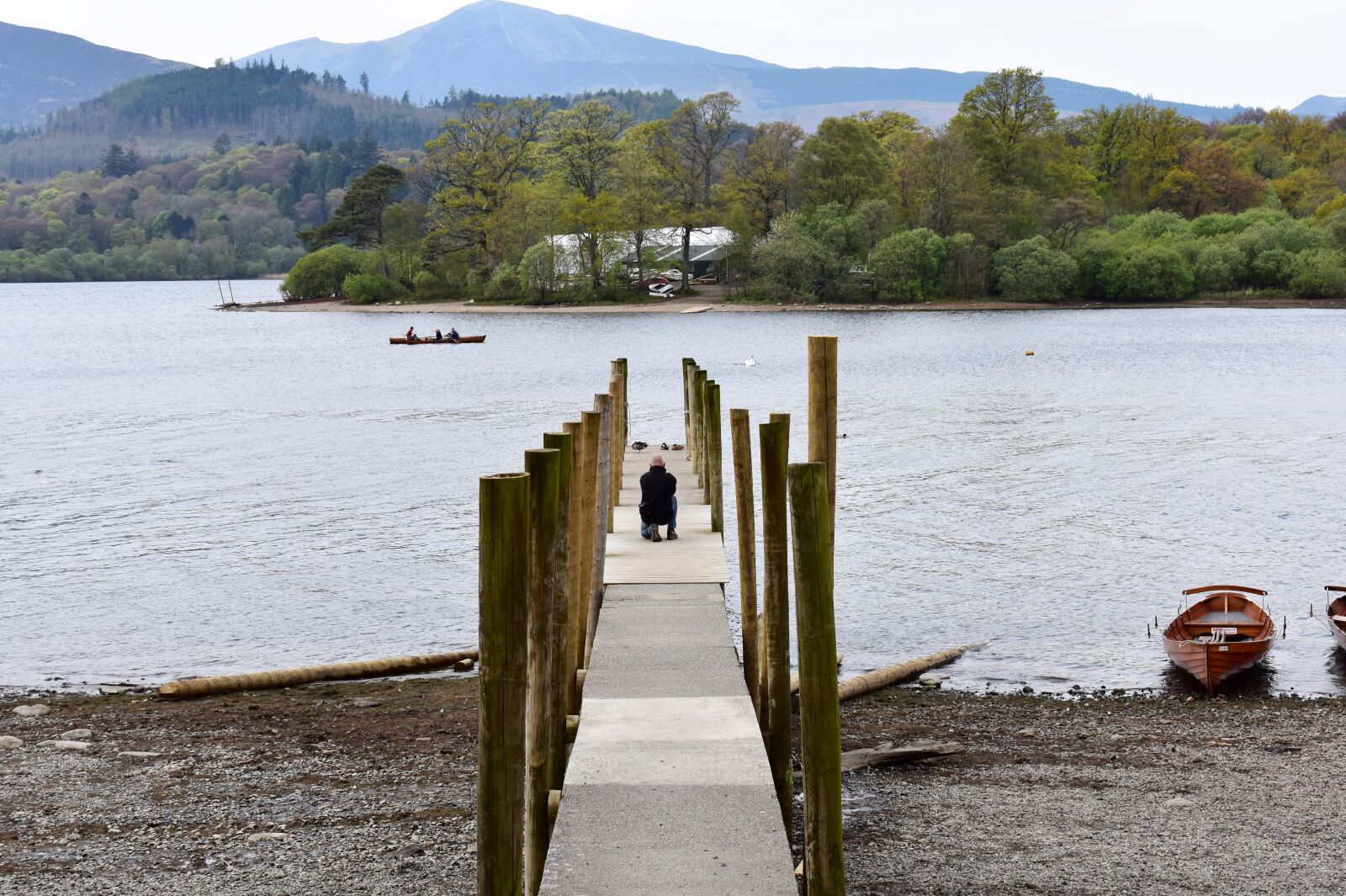 Nikon D3400 sample photo. Jetty, lake, lake district photography