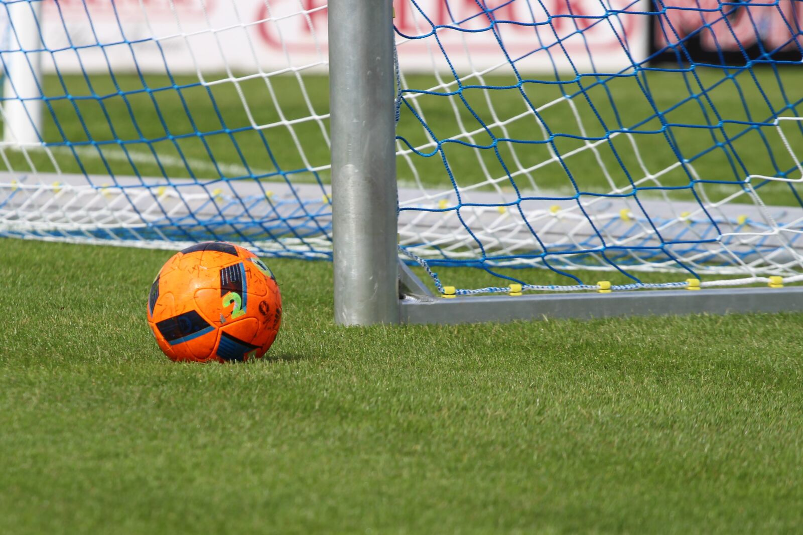 Canon EF 70-200mm F4L USM sample photo. Football, ball, goal photography