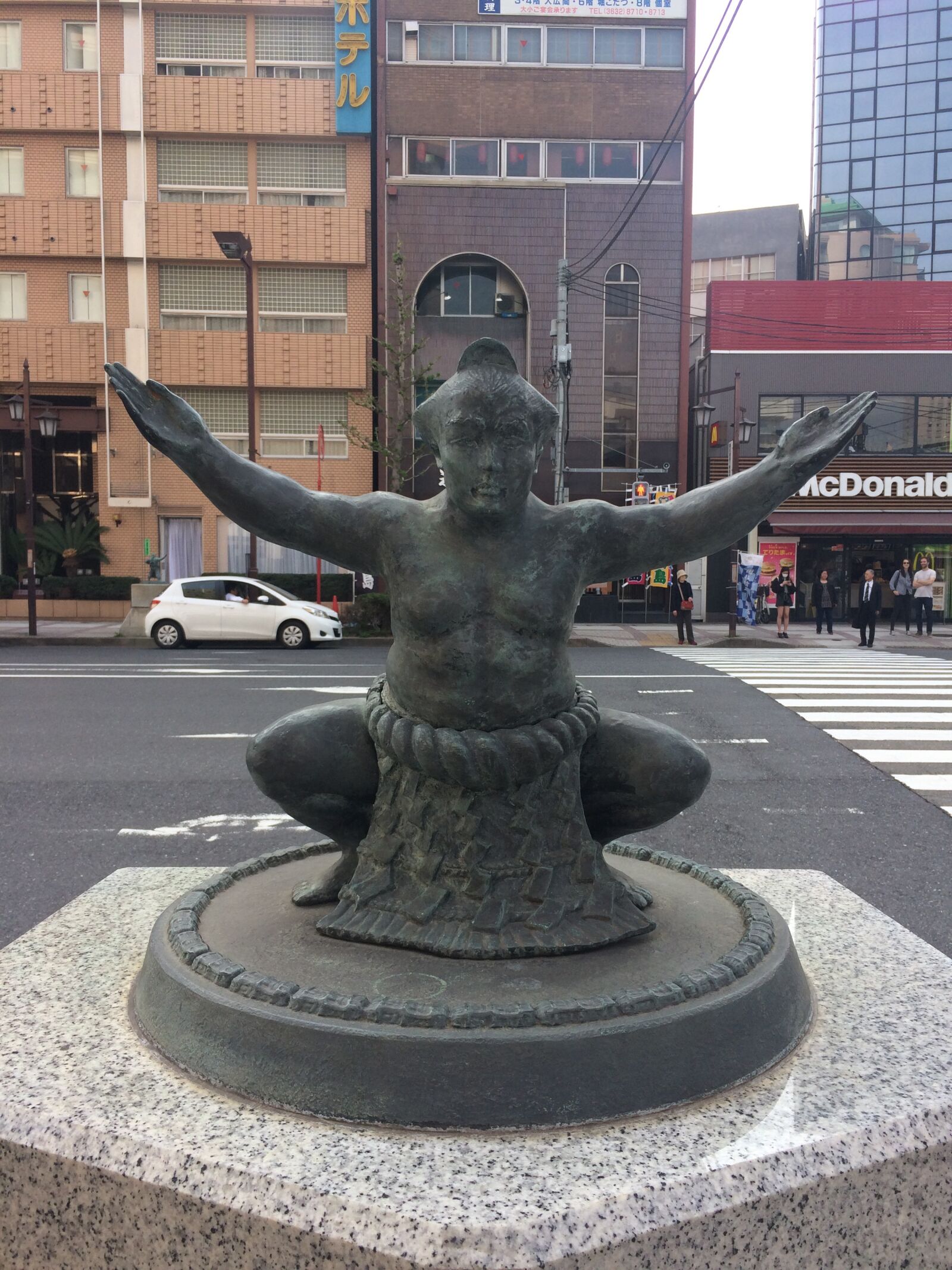iPhone 5s back camera 4.15mm f/2.2 sample photo. Sumo, 相撲, 両国 photography
