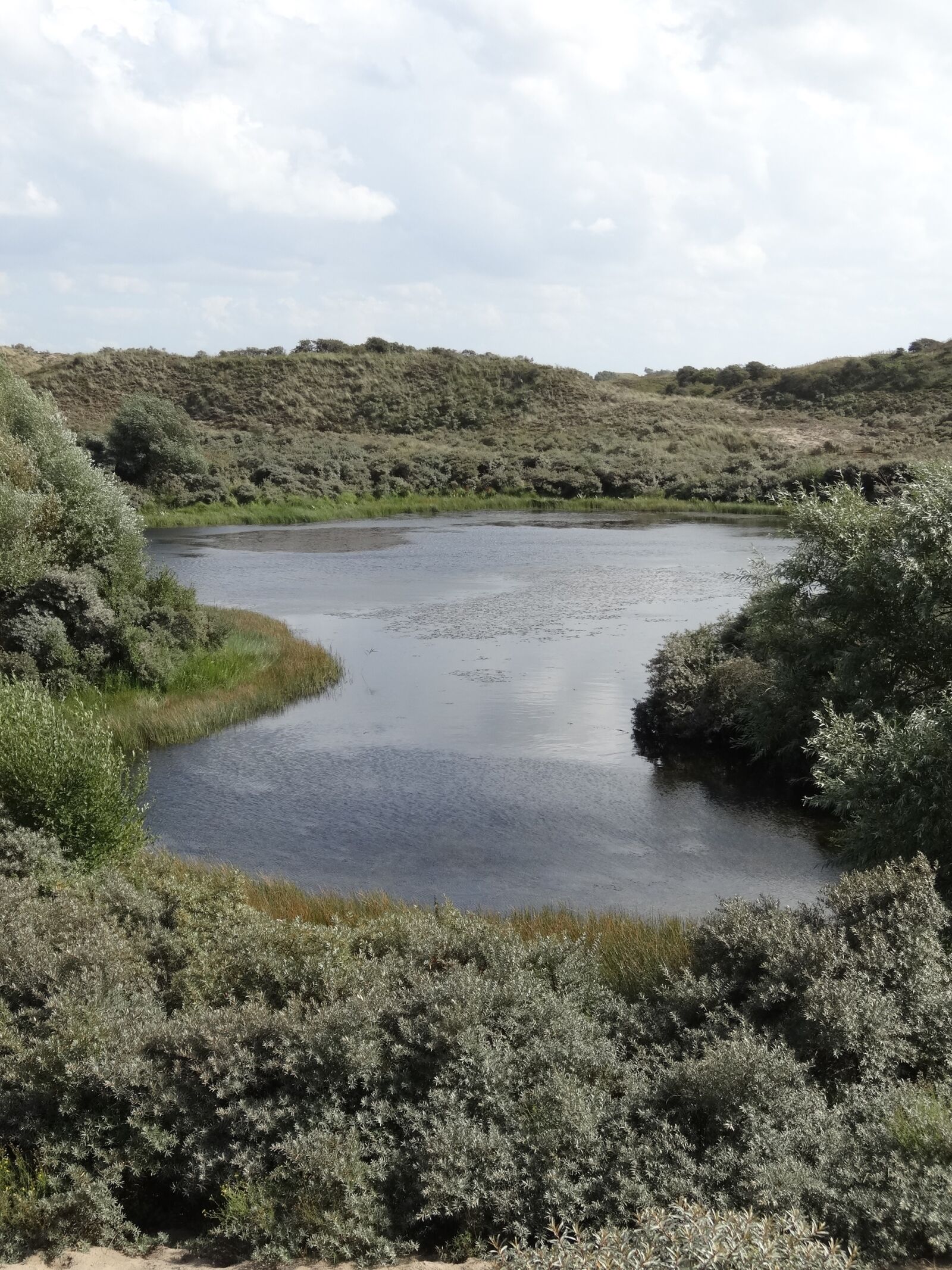 Sony Cyber-shot DSC-HX20V sample photo. Lake in the dunes photography