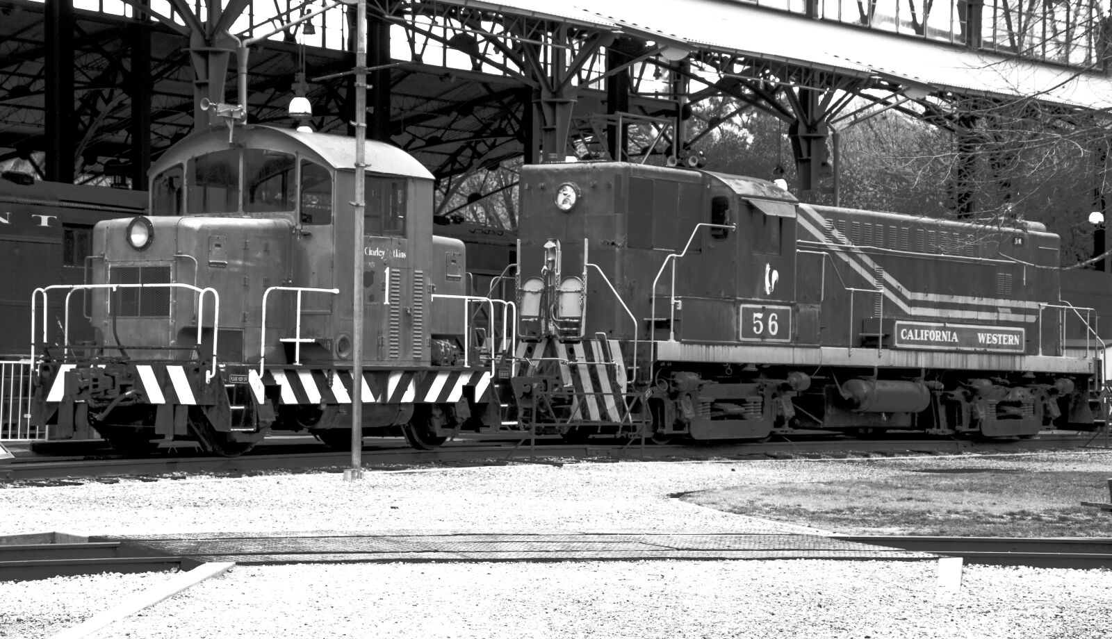 Tamron 18-400mm F3.5-6.3 Di II VC HLD sample photo. Train, black and white photography