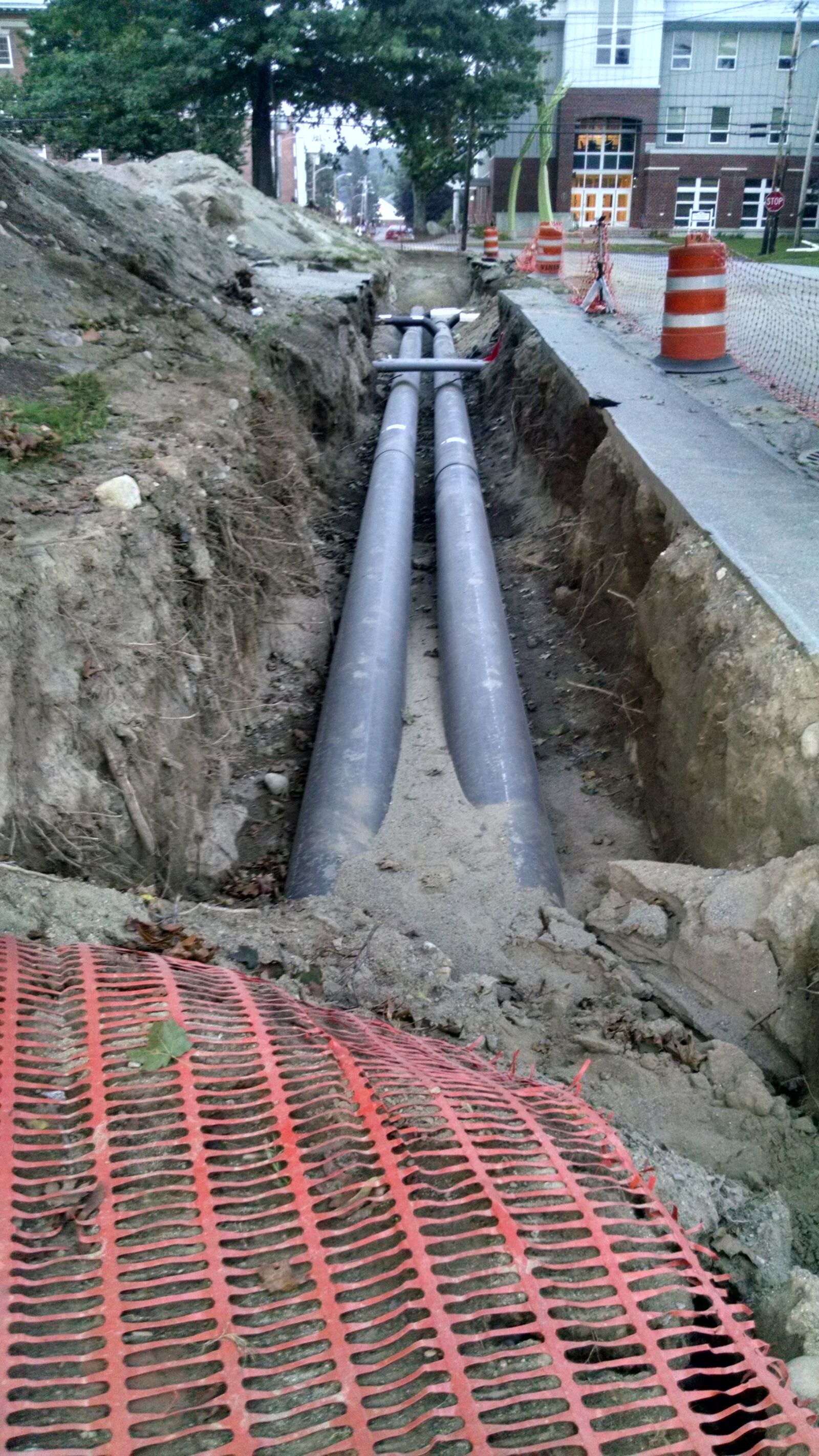 Motorola Moto X (1st Gen) sample photo. Construction, network, piping, underground photography