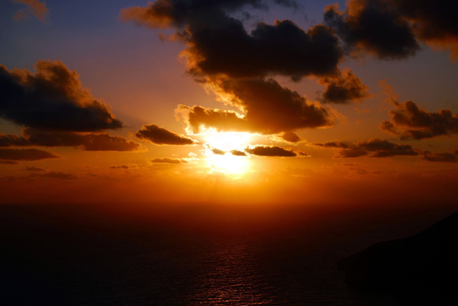 Nikon D40X sample photo. Sunset, sky, sea photography