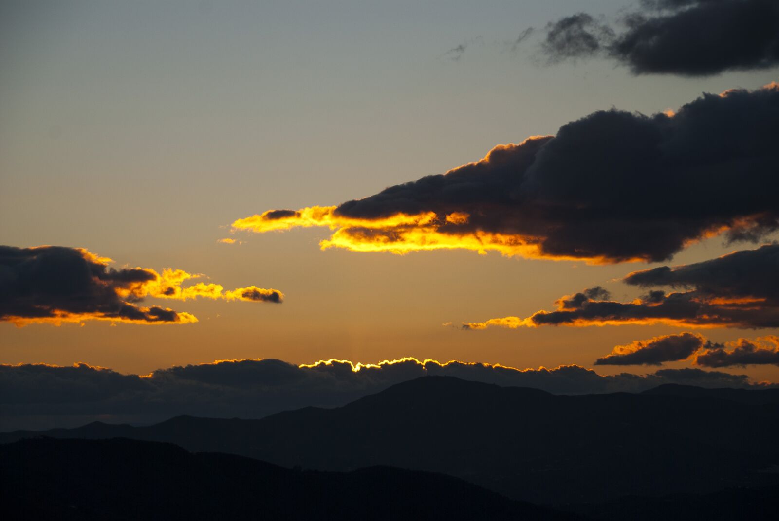 Nikon D80 sample photo. Sunset, axarquía photography