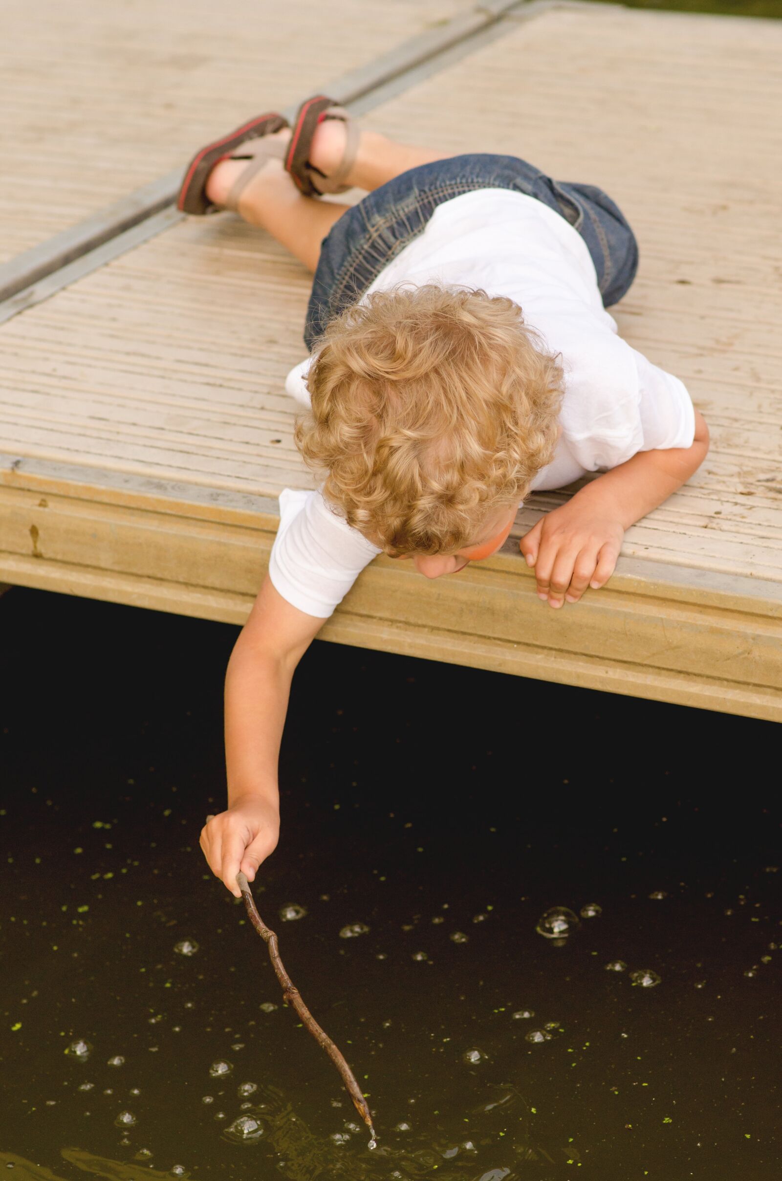 Nikon D7000 sample photo. Child, dock, lake photography