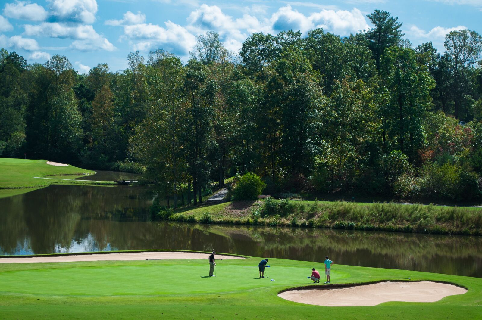 Nikon D5000 sample photo. Golf, golf course, green photography