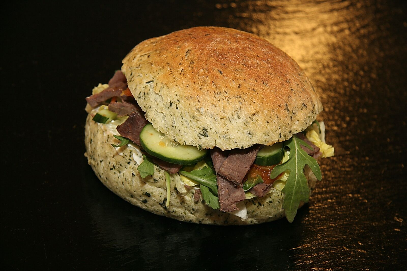 Canon EOS 20D sample photo. Sandwich, gyros, salad photography