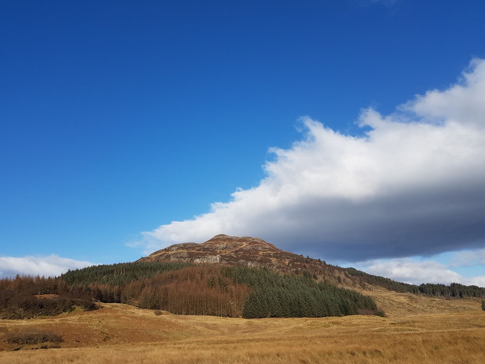 Samsung Galaxy S7 sample photo. Scotland, mountain, field photography
