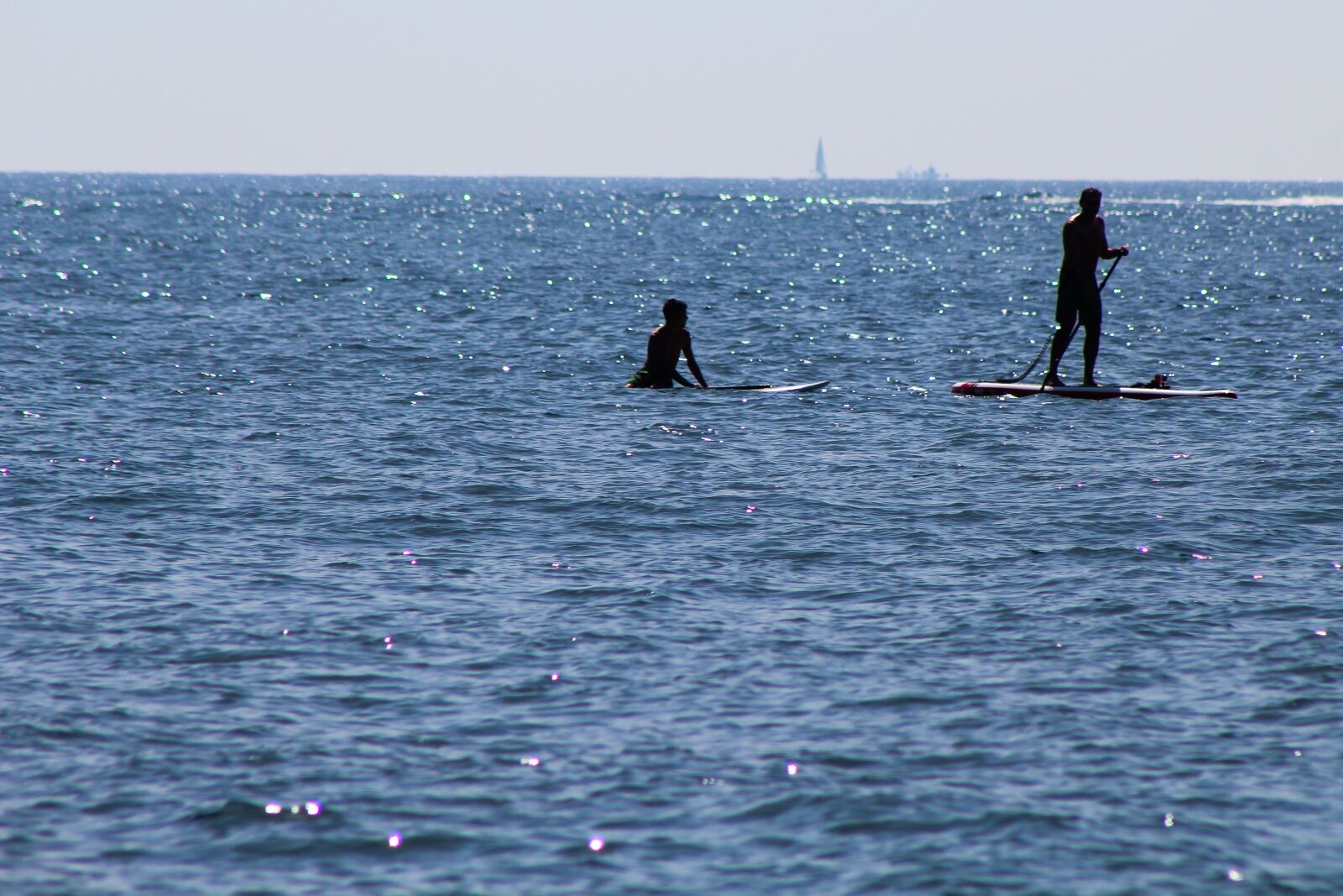 Canon EF 75-300mm f/4-5.6 sample photo. Sea, boat, ocean photography