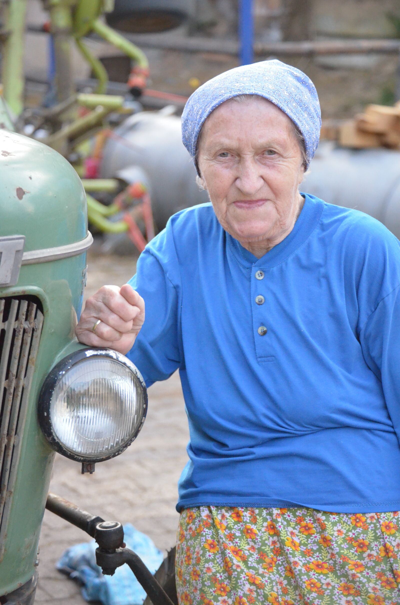 Nikon D5100 sample photo. Grandma, farmer's wife, woman photography