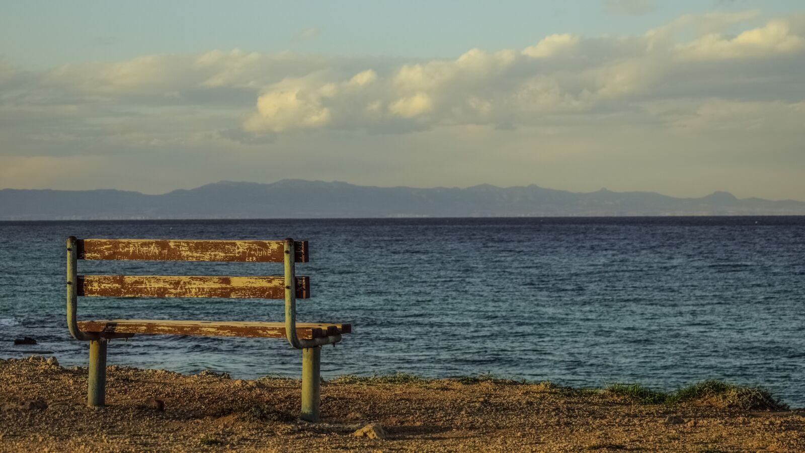 Nikon D3300 sample photo. Bench, seaside, sea photography