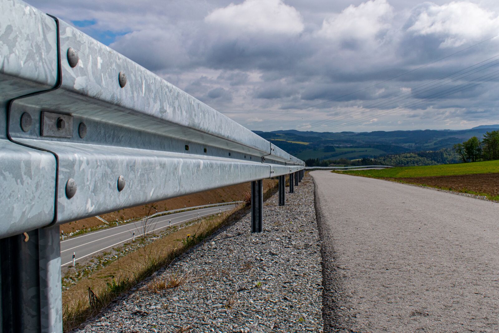 Nikon D5300 sample photo. Guard rail, steel protective photography