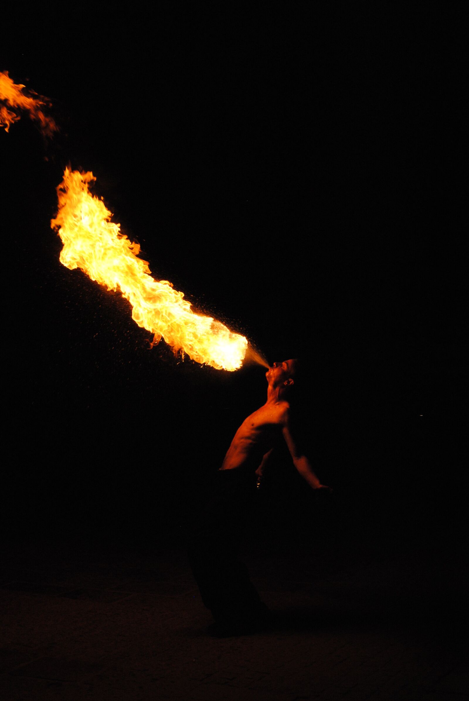 Nikon D3000 sample photo. Artist, fire eaters, show photography