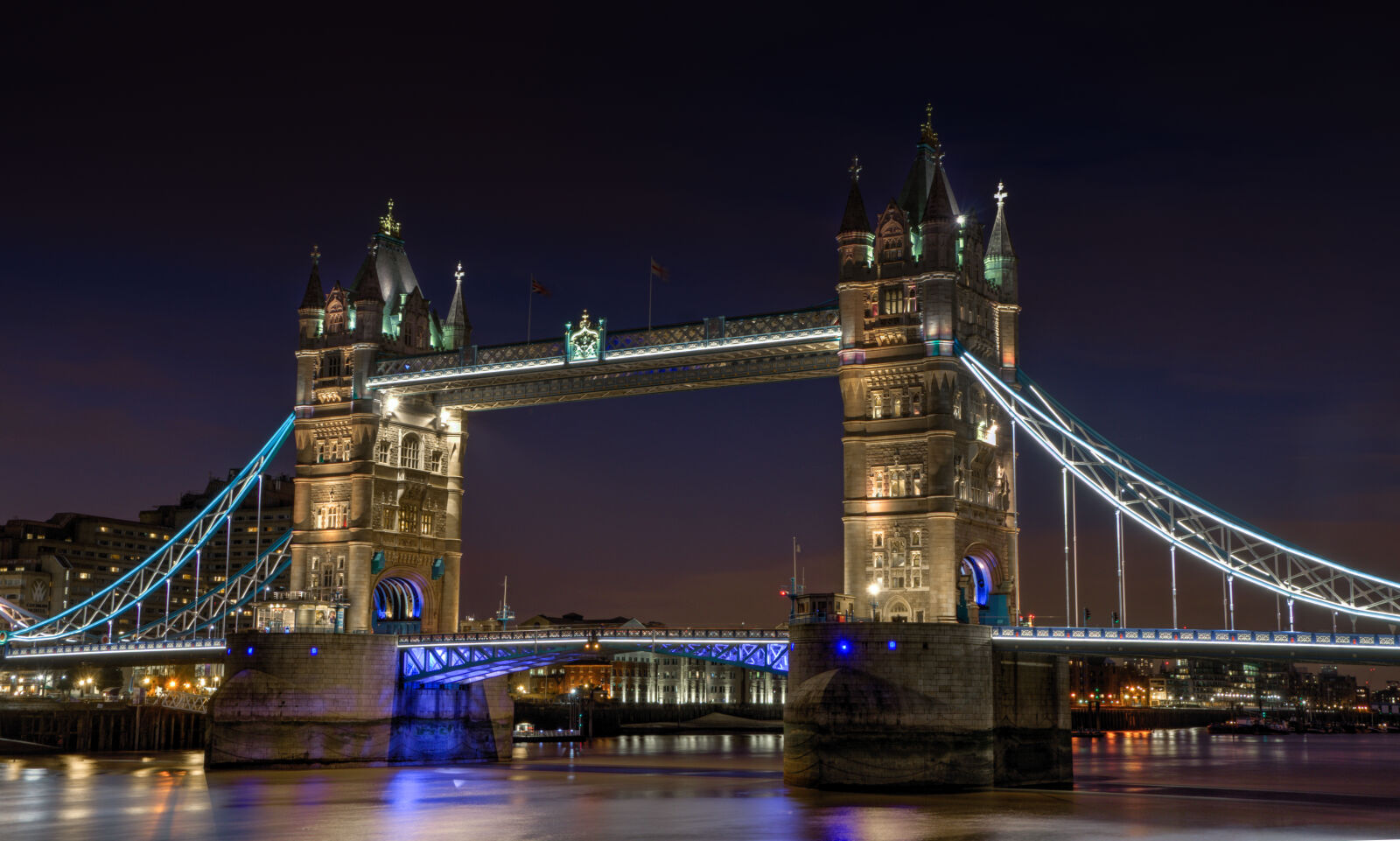 Nikon D7000 sample photo. City, night, bridge, river photography