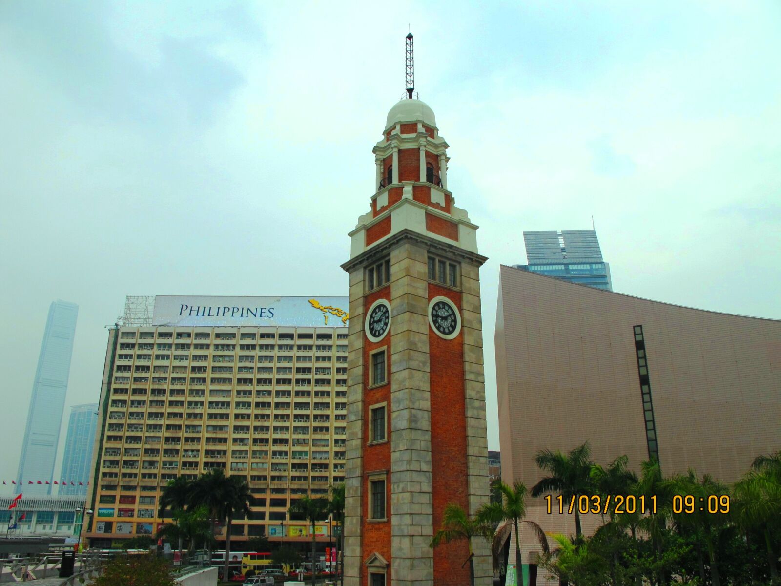 Canon PowerShot G11 sample photo. Tsim, sha, tsui, clock photography
