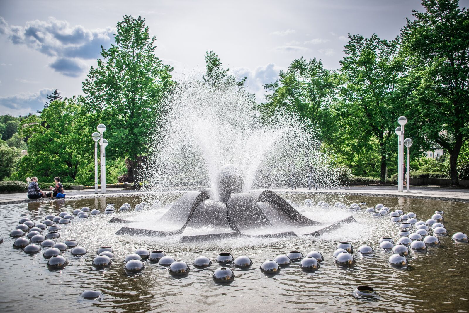 Nikon D5300 sample photo. Spa, fountain, water photography