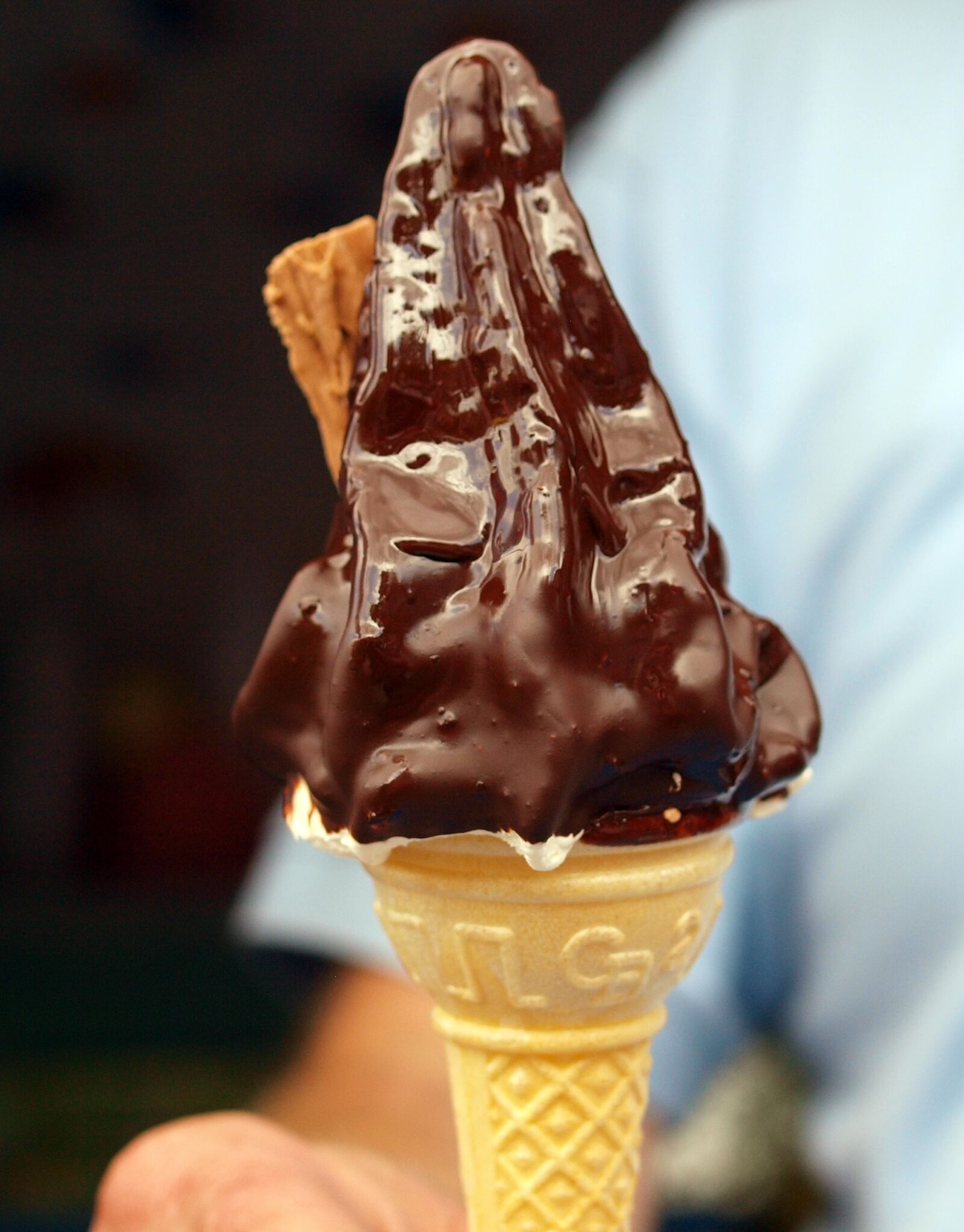 Olympus E-520 (EVOLT E-520) sample photo. Ice cream, cone, desert photography