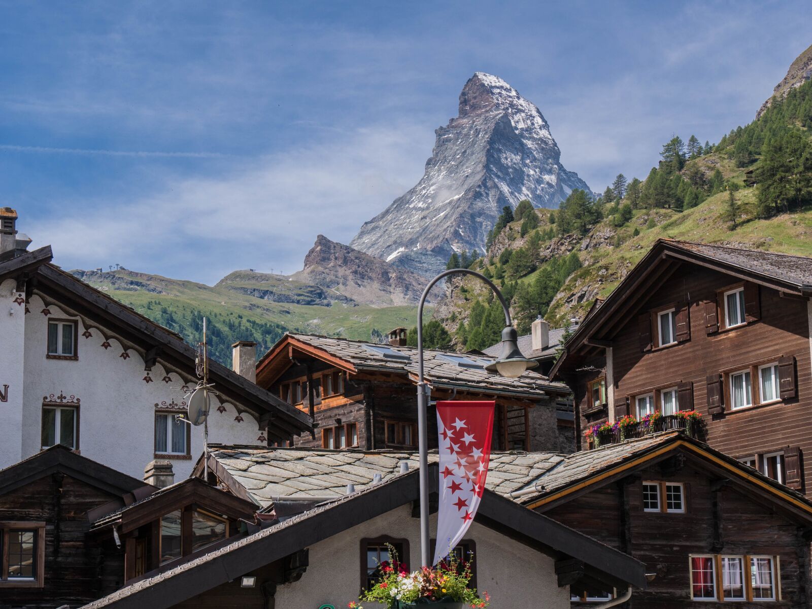 Panasonic DMC-G81 sample photo. Zermatt, switzerland, houses photography