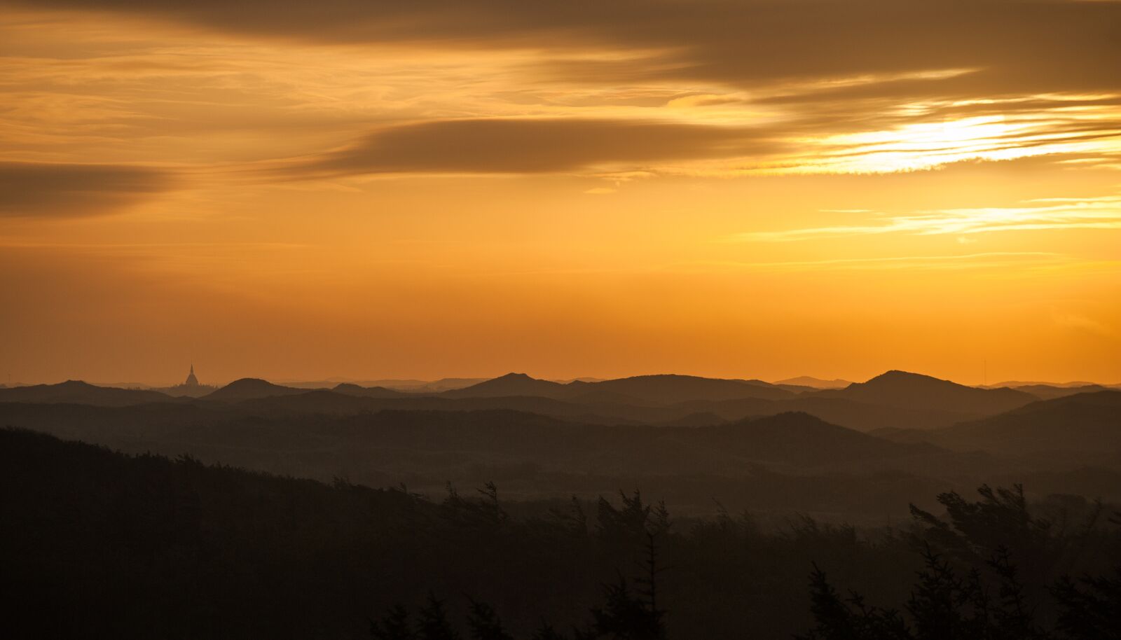 Nikon D700 sample photo. Vorupoer, thy church, silhouette photography