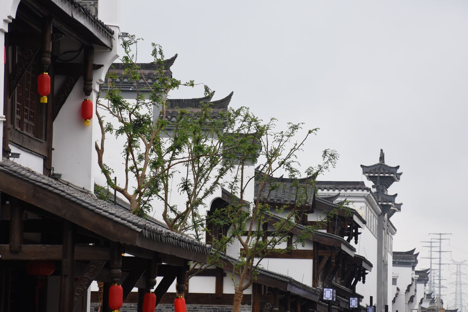 Nikon D7200 sample photo. Tree, eaves, ancient architecture photography