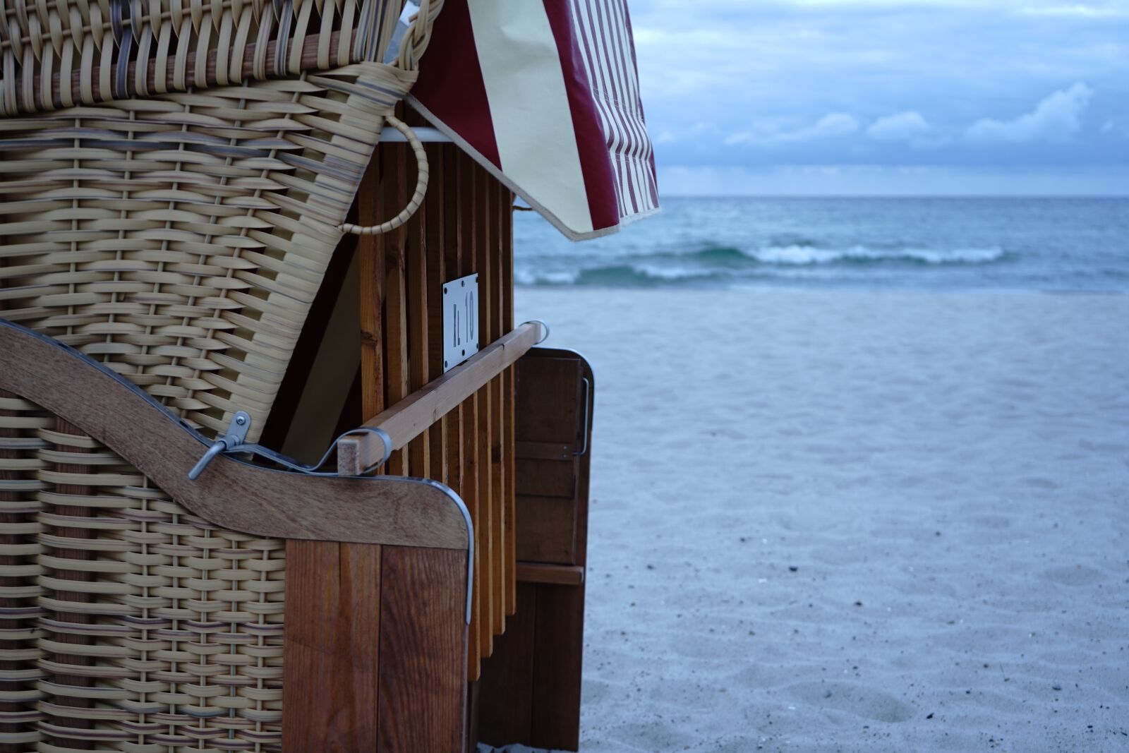 Sony a7 sample photo. Beach chair, sea, sand photography