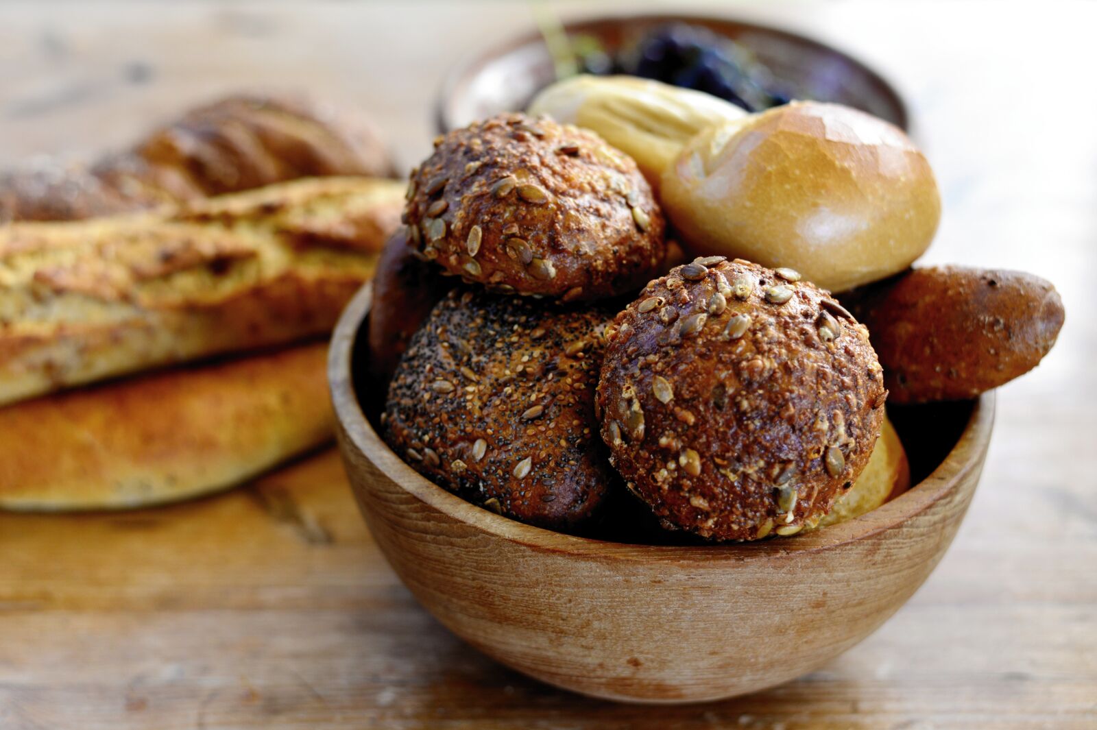 Nikon D610 sample photo. Roll, grain bread, breakfast photography