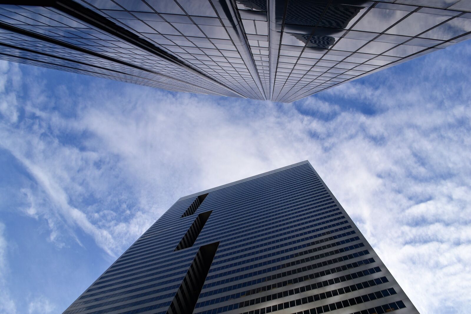 Nikon D3100 sample photo. Houston, texas, office buildings photography