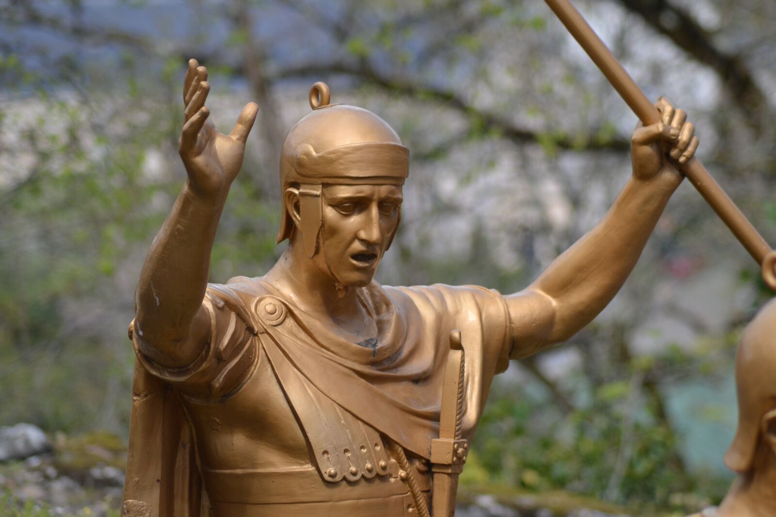 Nikon D3100 sample photo. Statue, man, centurion photography