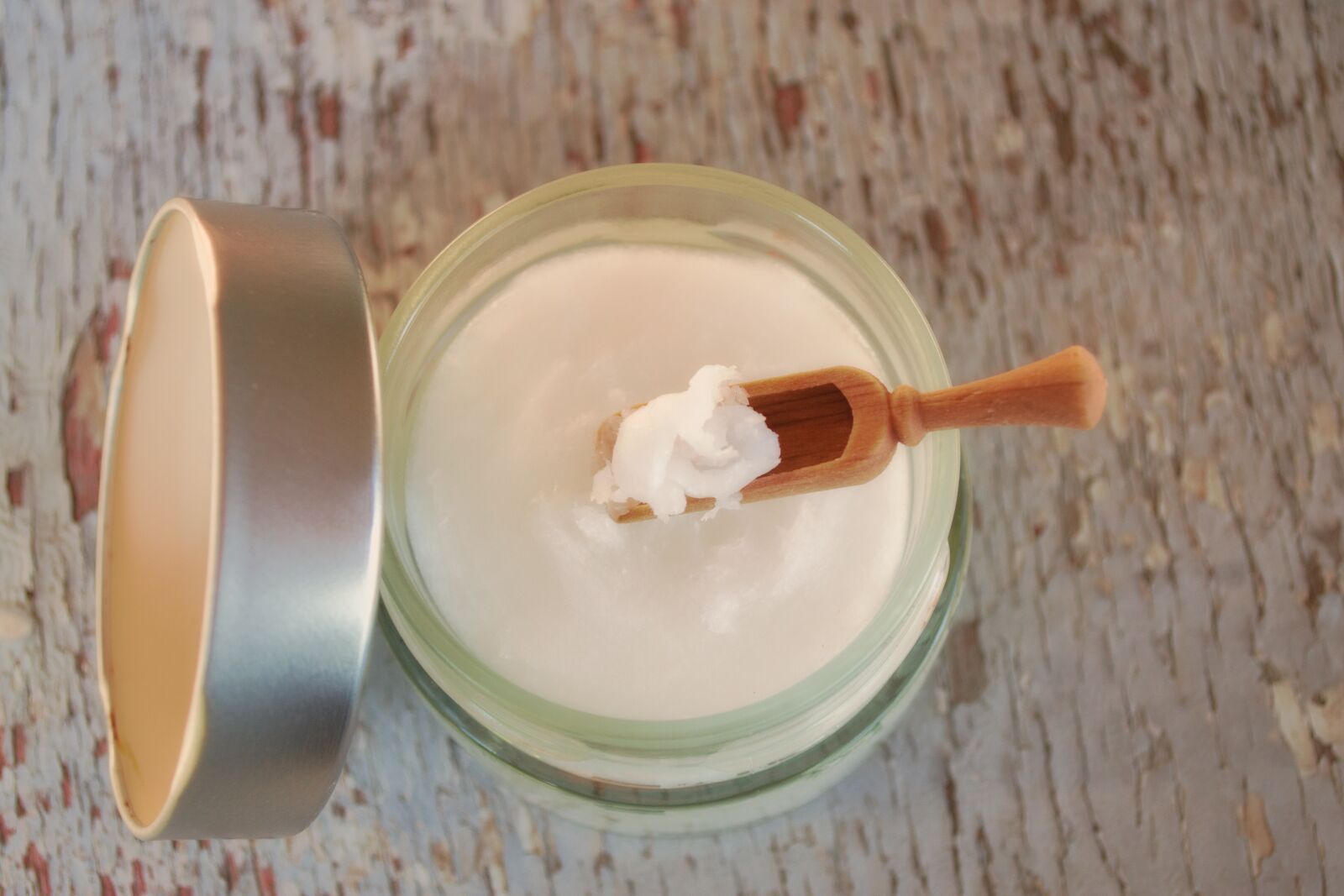 Nikon D3100 sample photo. Coconut oil in jar photography