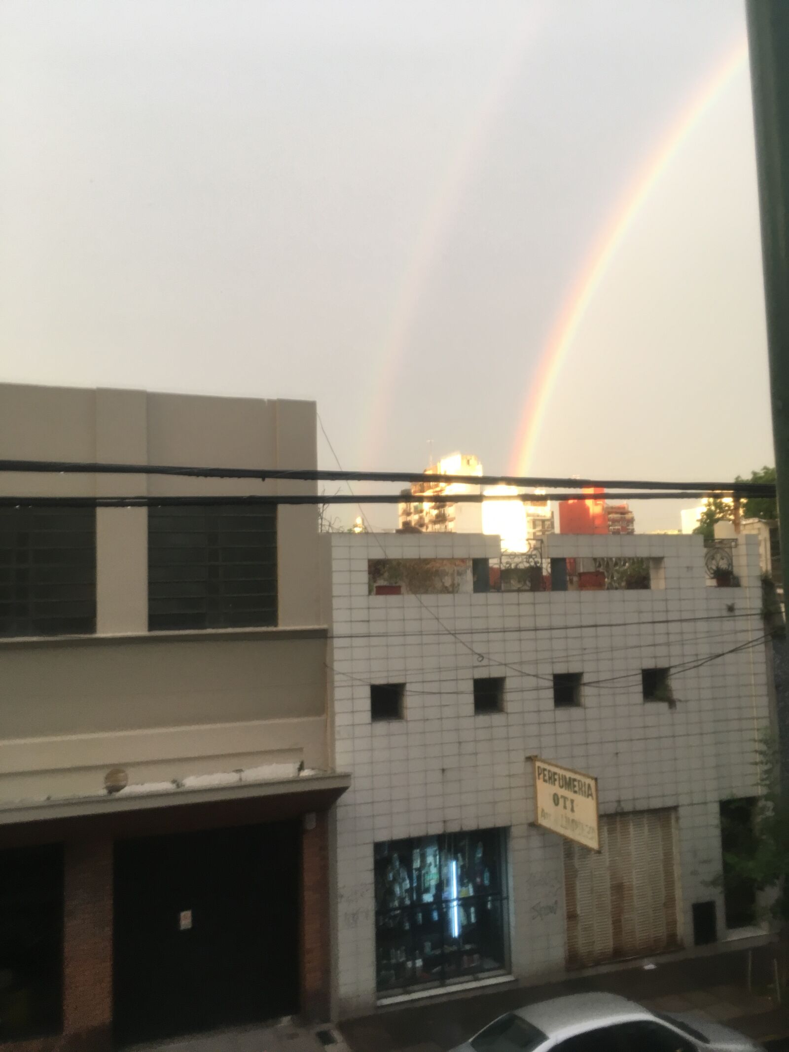 iPhone SE back camera 4.15mm f/2.2 sample photo. Rainbow, in, buenos aires photography