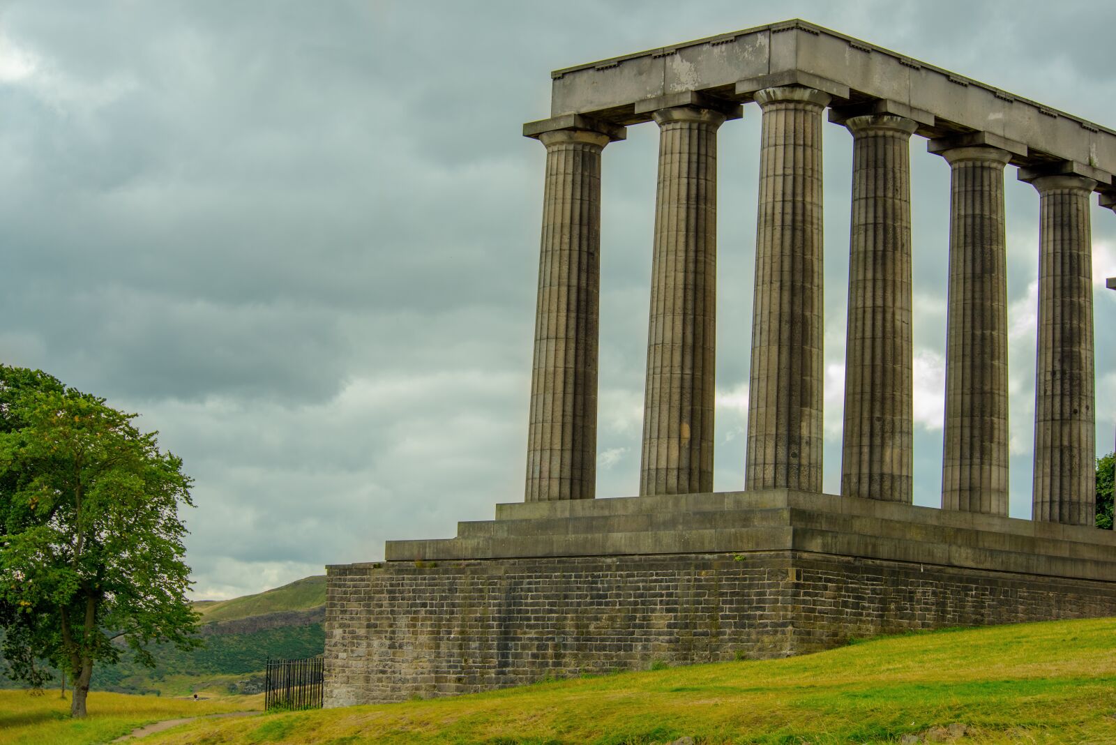 Nikon D750 sample photo. National monument of scotland photography