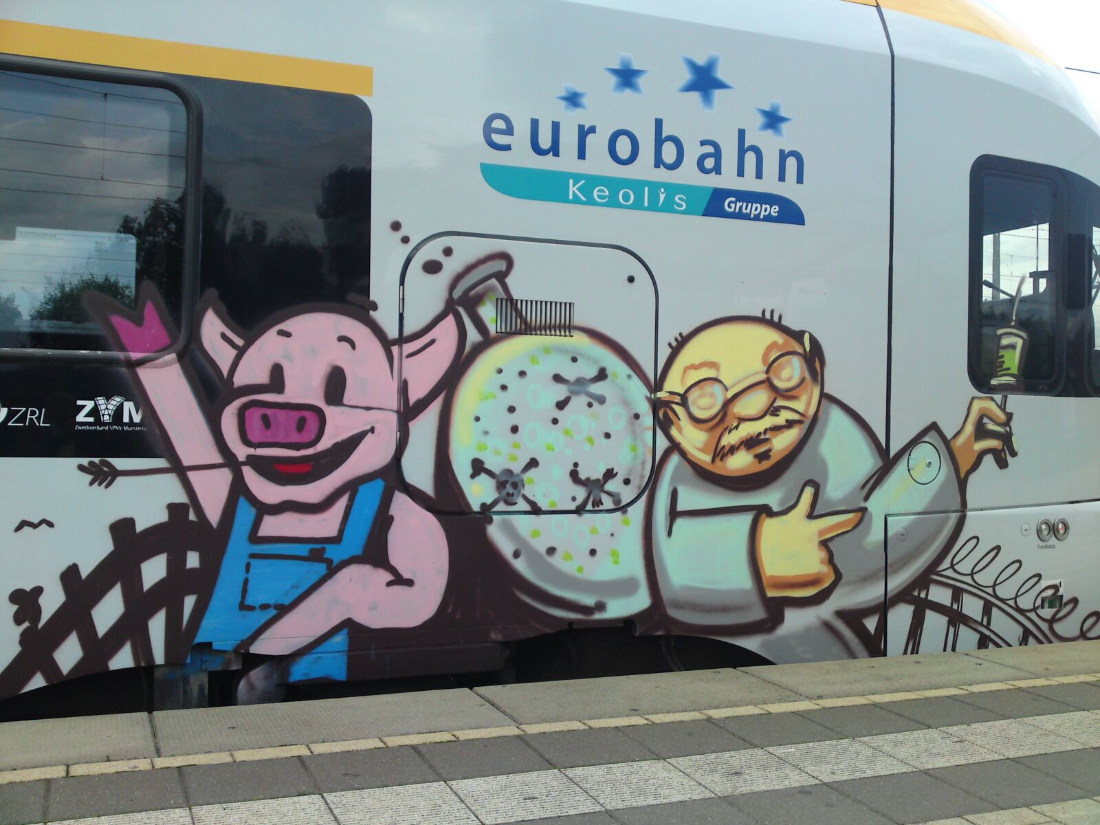 Sony Ericsson C905 sample photo. Train, euro rail, railway photography
