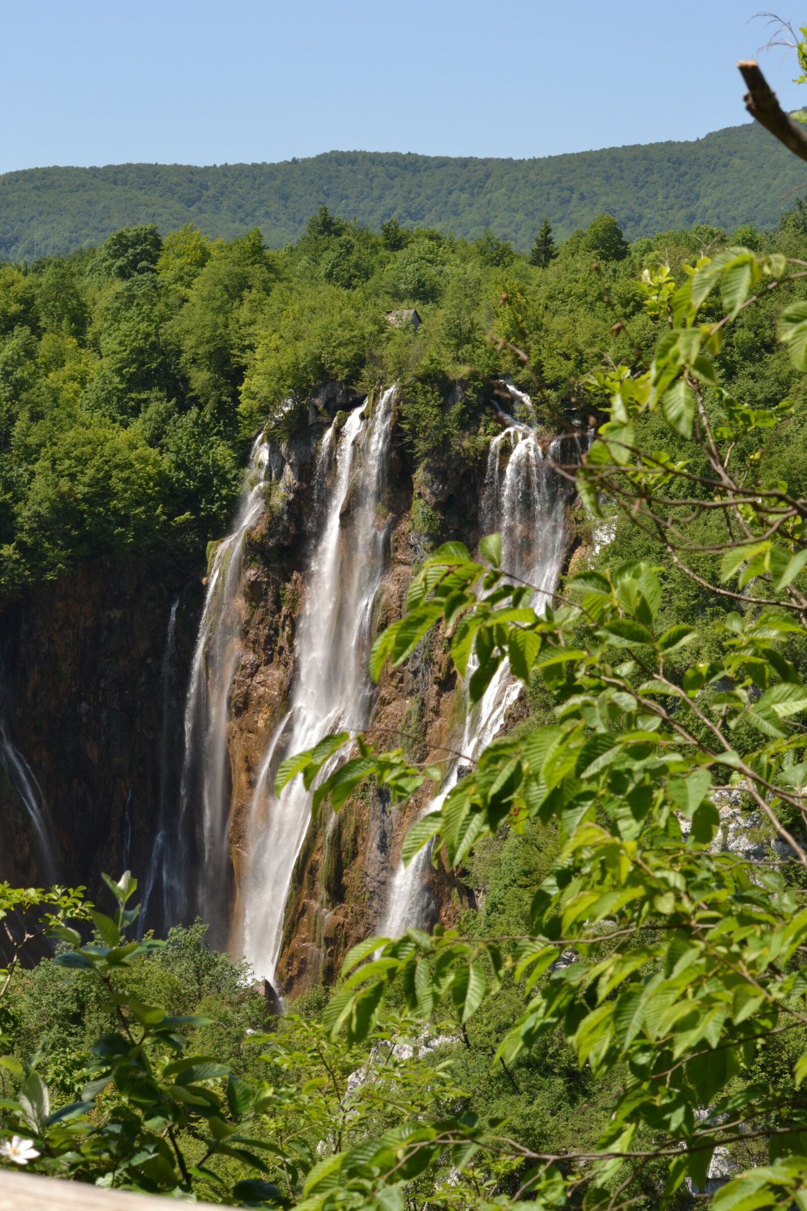 Nikon D3100 sample photo. Waterfall, plitvice park, nature photography