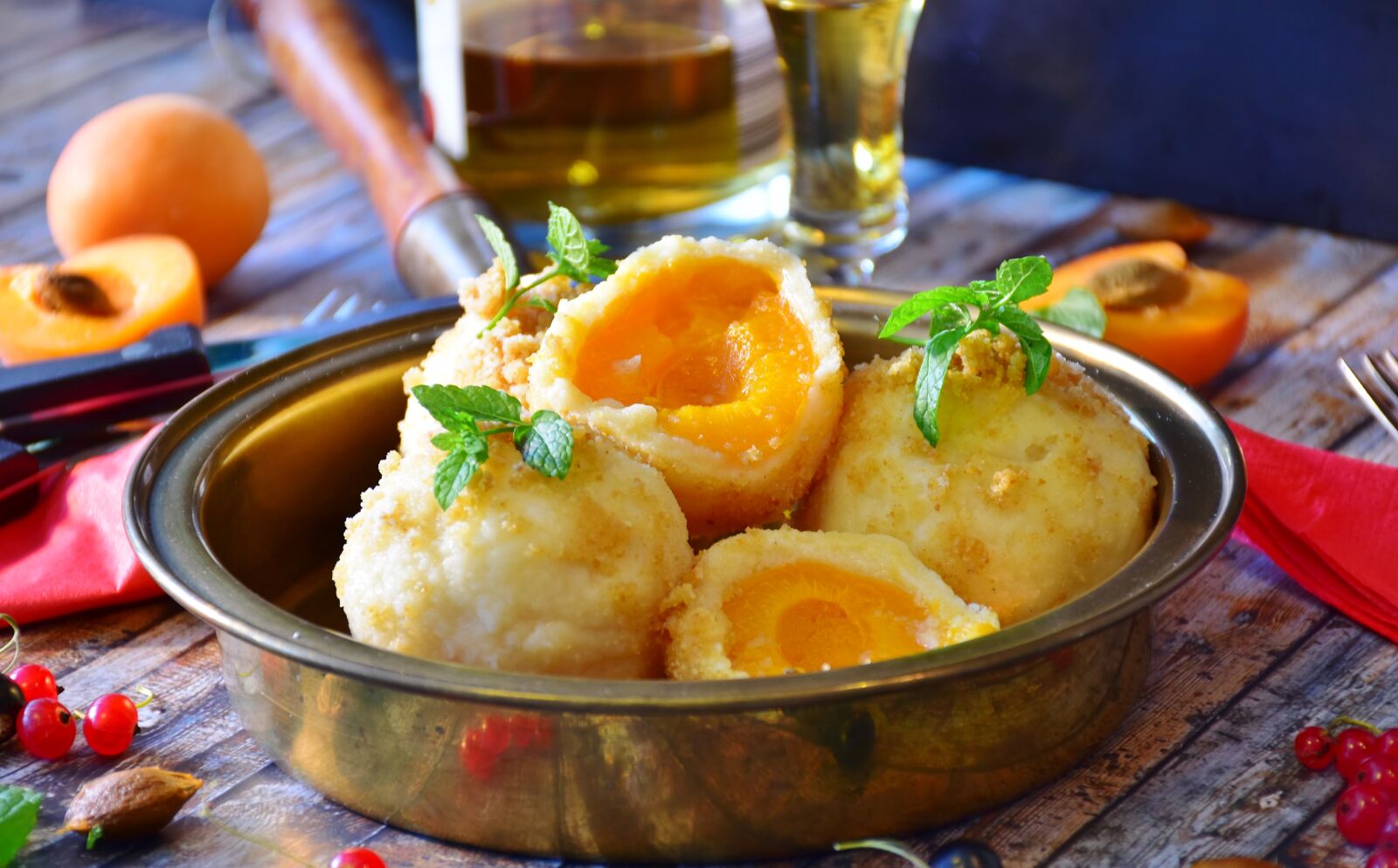 Nikon D7200 sample photo. Marillenkn del, apricot dumplings photography