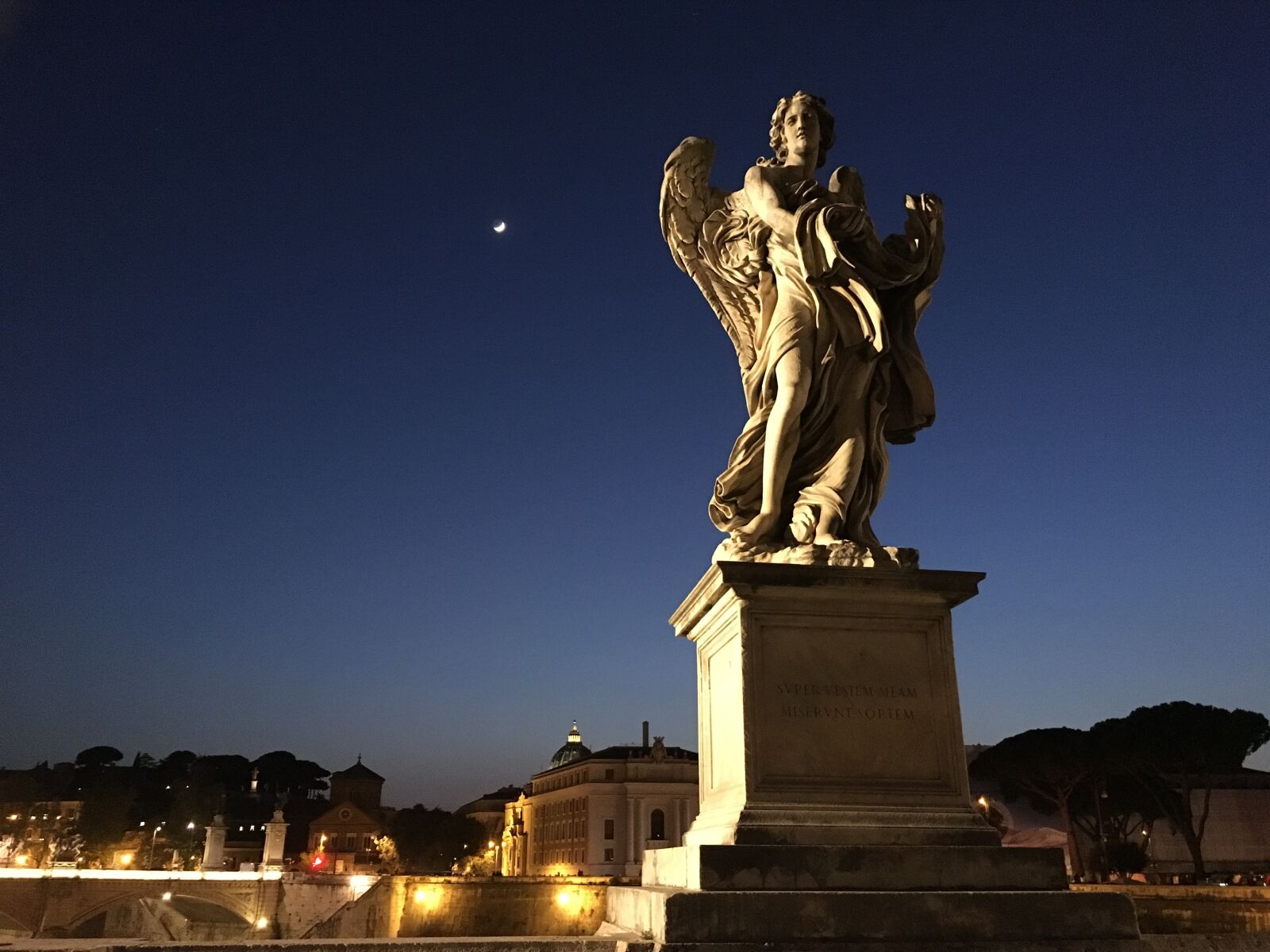 iPhone 6s back camera 4.15mm f/2.2 sample photo. Rome, statue, italy photography