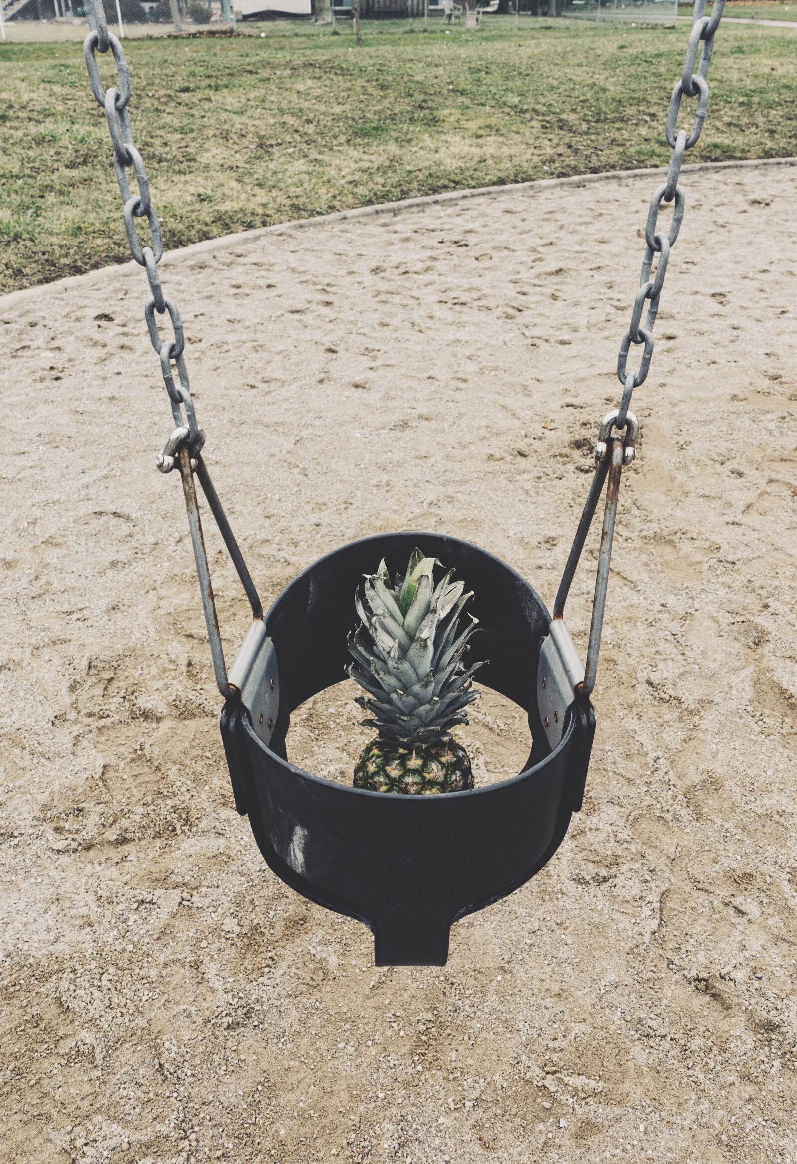 Sony a7 II + Sony FE 28-70mm F3.5-5.6 OSS sample photo. Baby, swing, food, fruit photography
