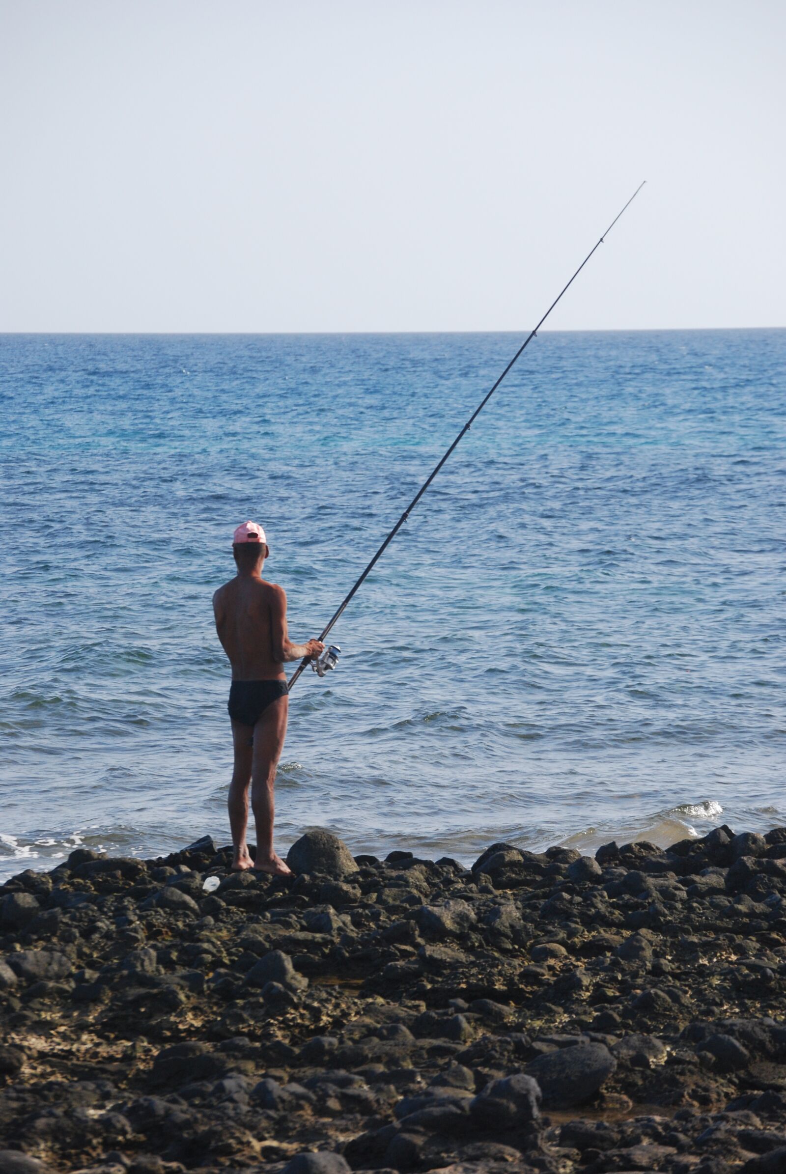 Nikon D60 sample photo. Fishing, sea, sun photography