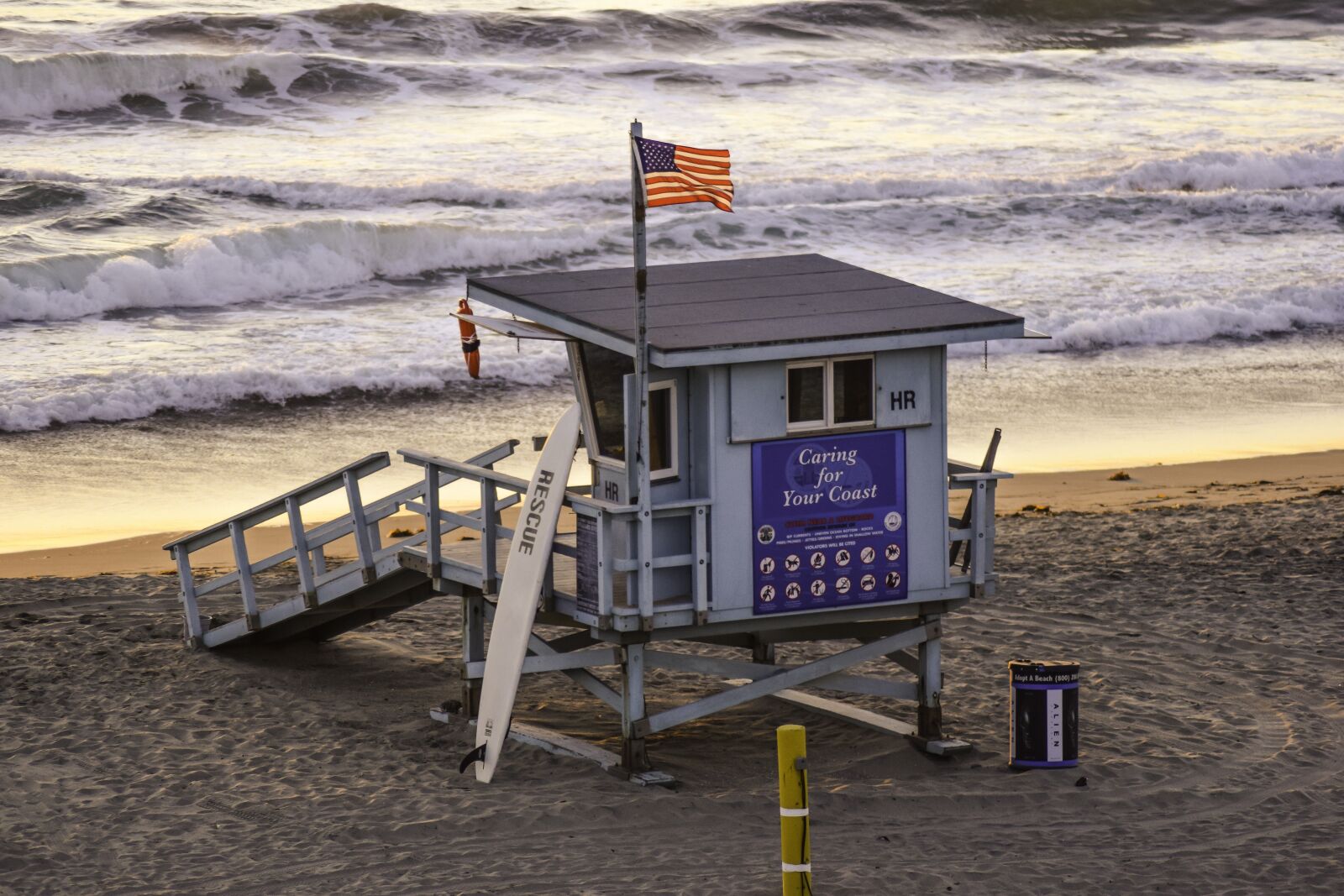 Nikon D3300 sample photo. Beach, lifeguard, cal photography