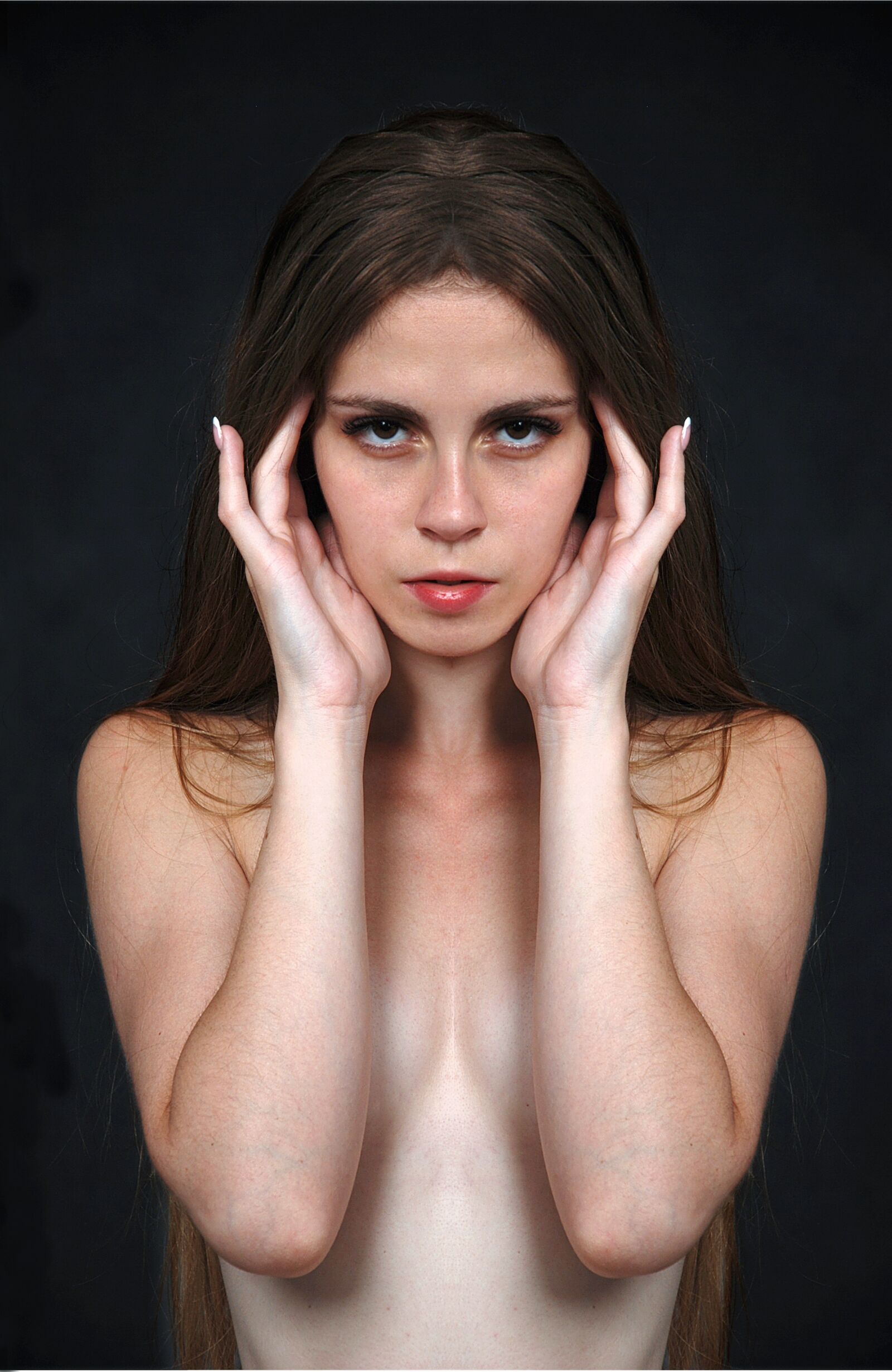Nikon D80 sample photo. Girl, portrait, symmetry photography
