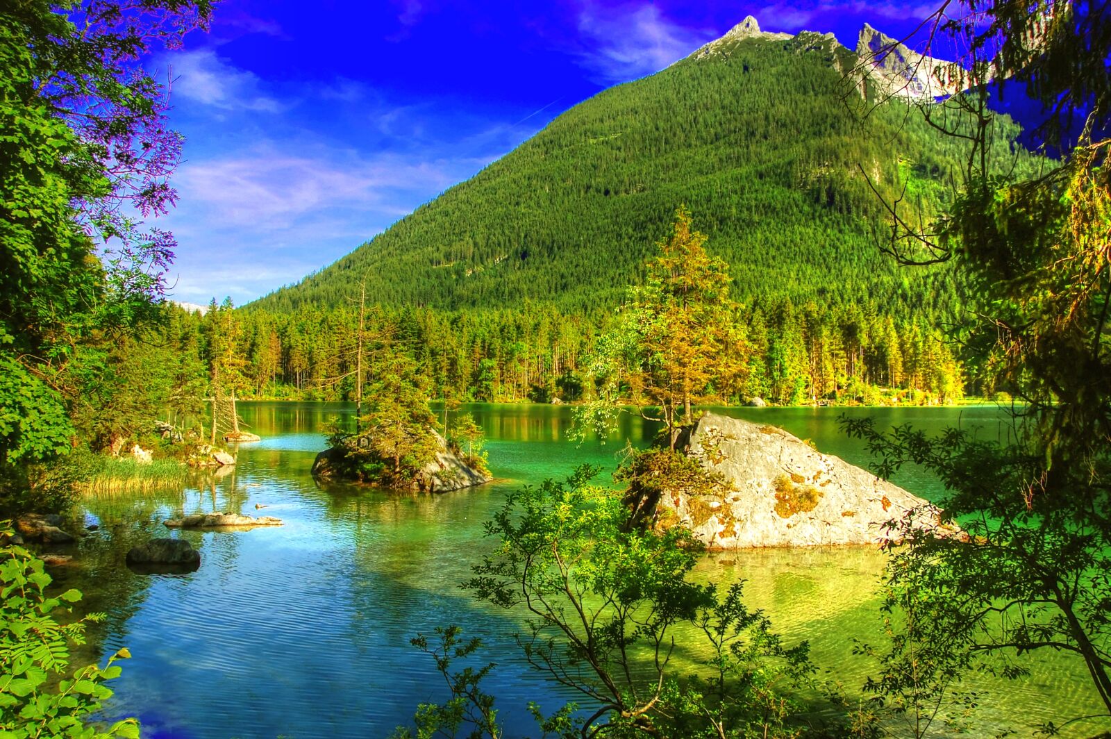 Nikon D40 sample photo. Hintersee, ramsau, alpine photography