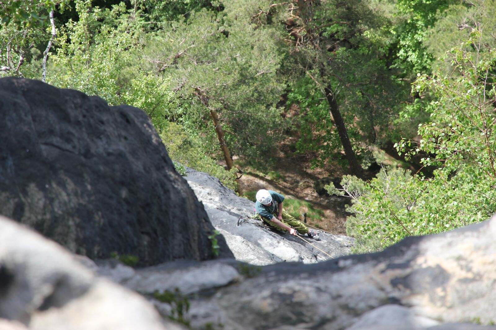 Canon EOS 550D (EOS Rebel T2i / EOS Kiss X4) sample photo. Saxony, lily stone, climb photography