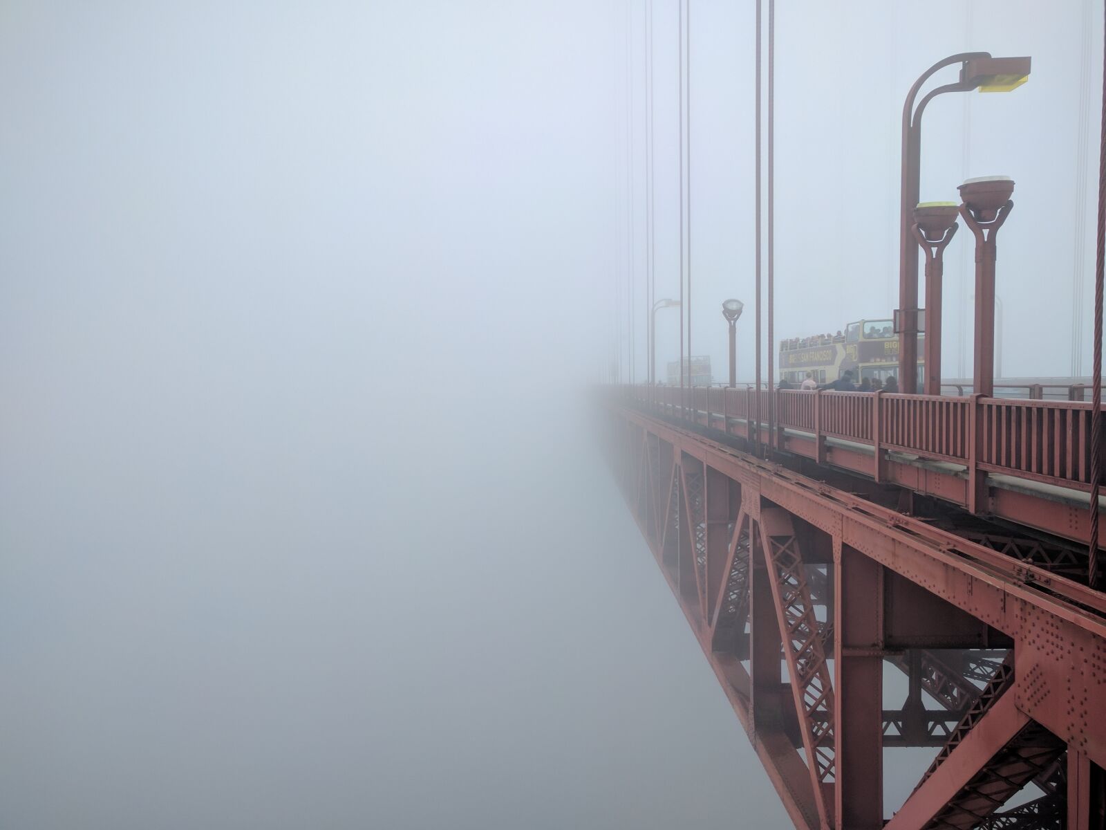 LG Nexus 5X sample photo. Golden gate bridge, mist photography