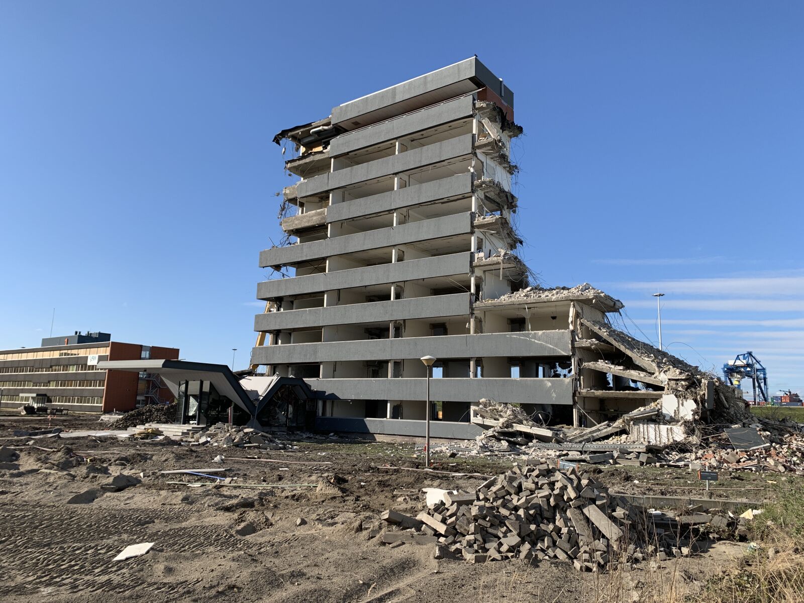 Apple iPhone XR sample photo. Demolished, ruins, destruction photography